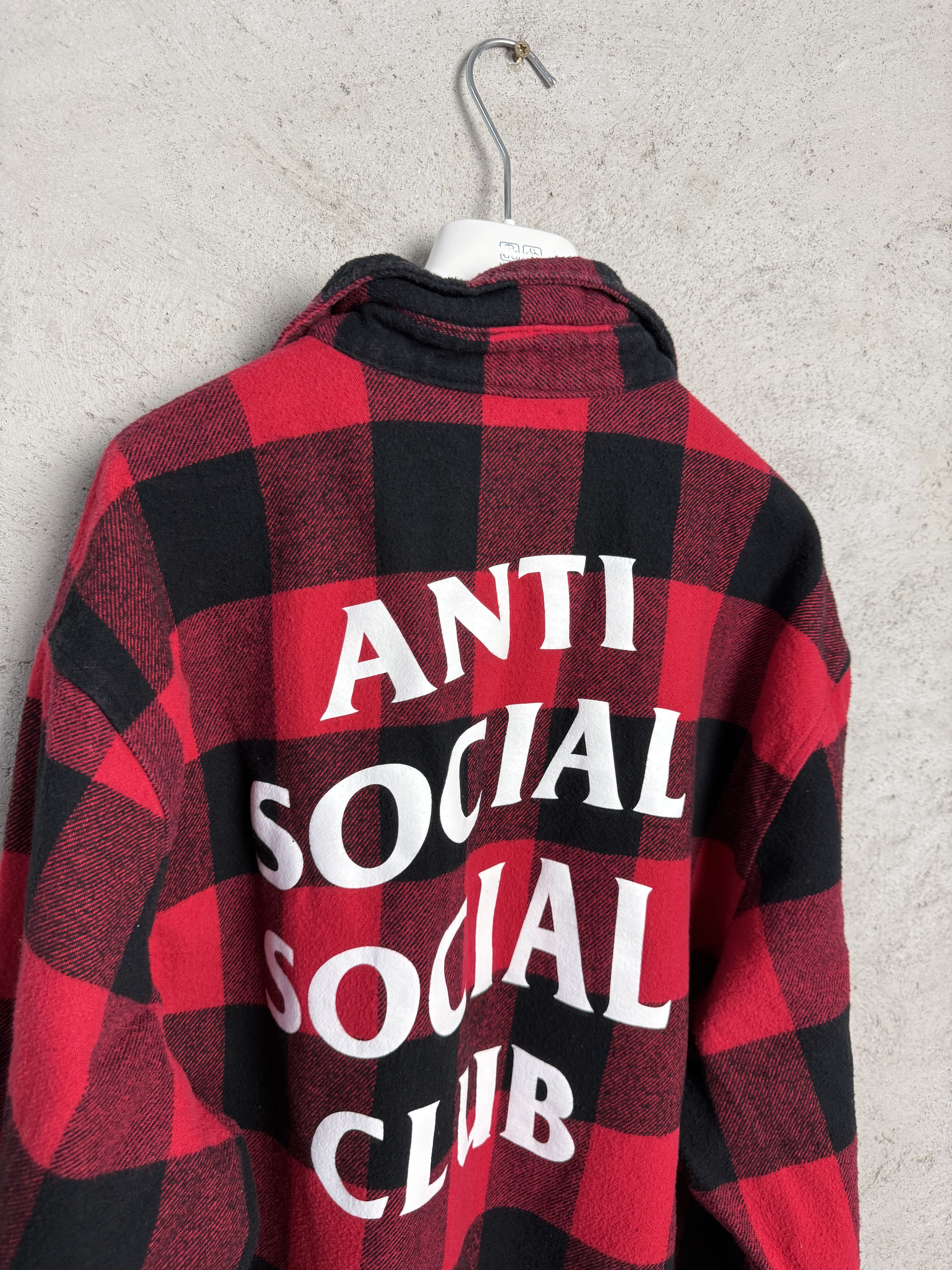 Anti Social Social Club ASSC Anti Social Social Club printed flannel shirt Size US XXL / EU 58 / 5 - 5 Thumbnail