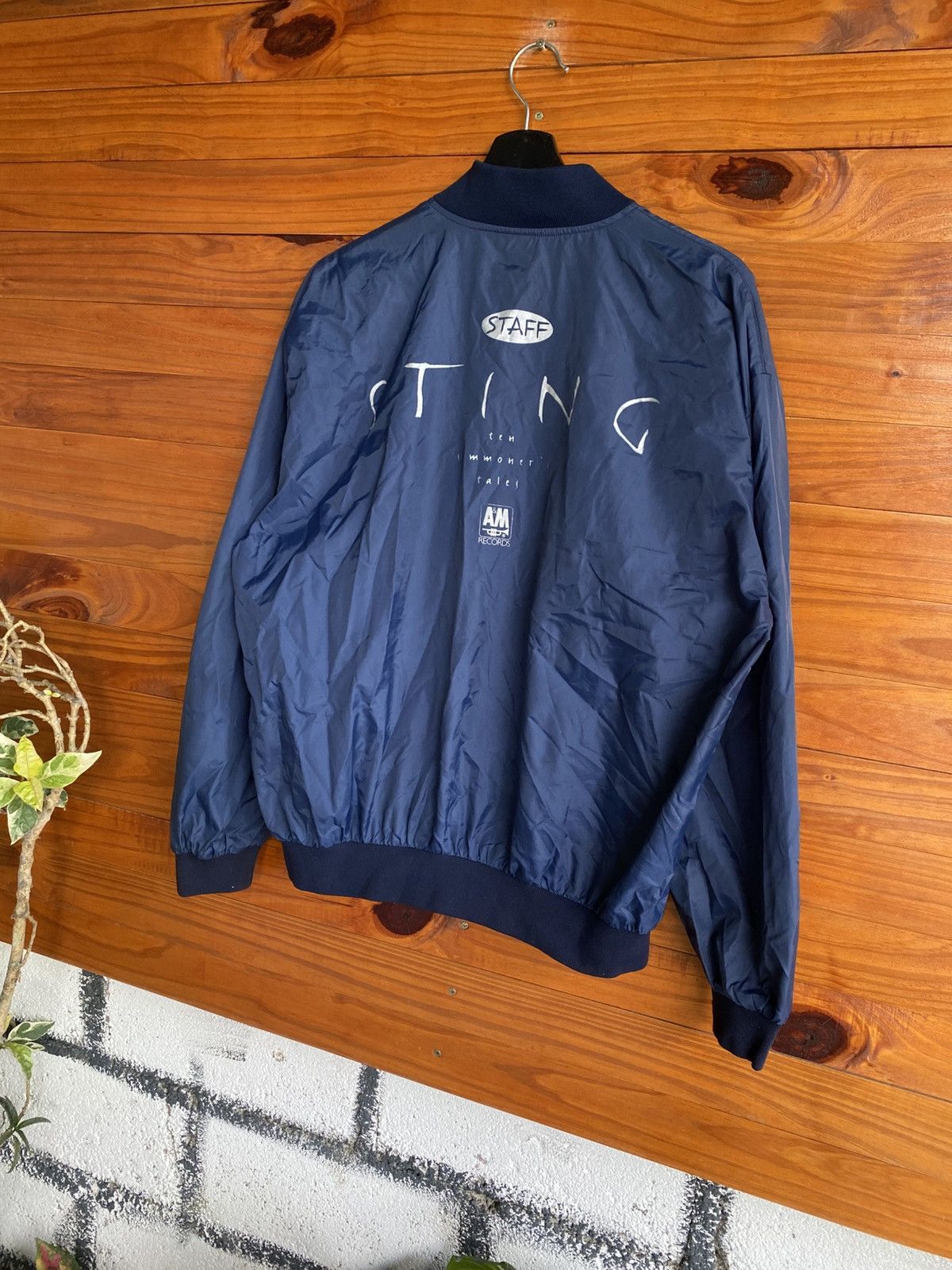 Band Tees Vintage STING Ten Summoner’s Tales Staff Jacket A&M Records Size US L / EU 52-54 / 3 - 9 Thumbnail