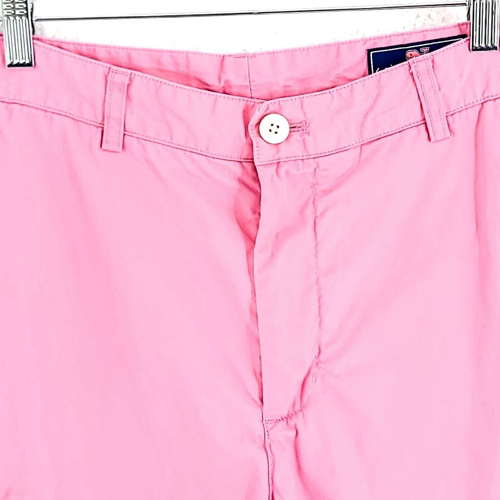 Vineyard Vines Vineyard Vines Pink Chino Shorts Cotton Flat Front 33" Waist Size US 33 - 2 Thumbnail