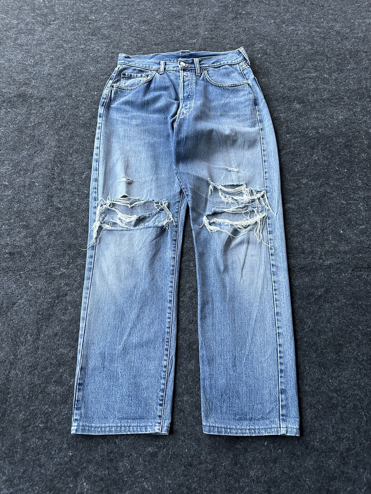 Vintage Replay 901 Regular Distressed Denim D514 - Main Image