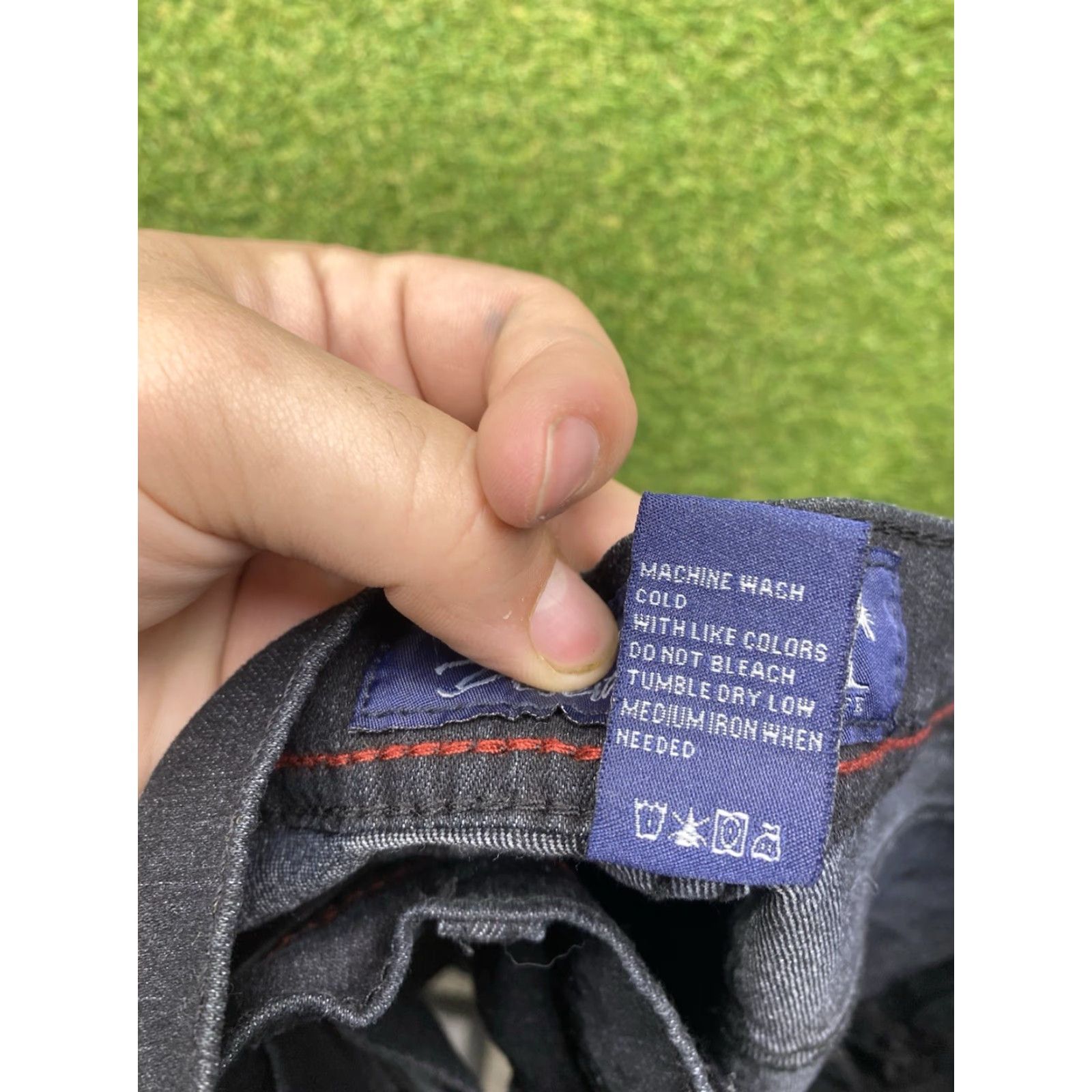 Denime Desert Dunes Jeans Mens 32x30 Slim Fit Stretch Soft Black Denim Living Life Size US 32 / EU 48 - 4 Thumbnail