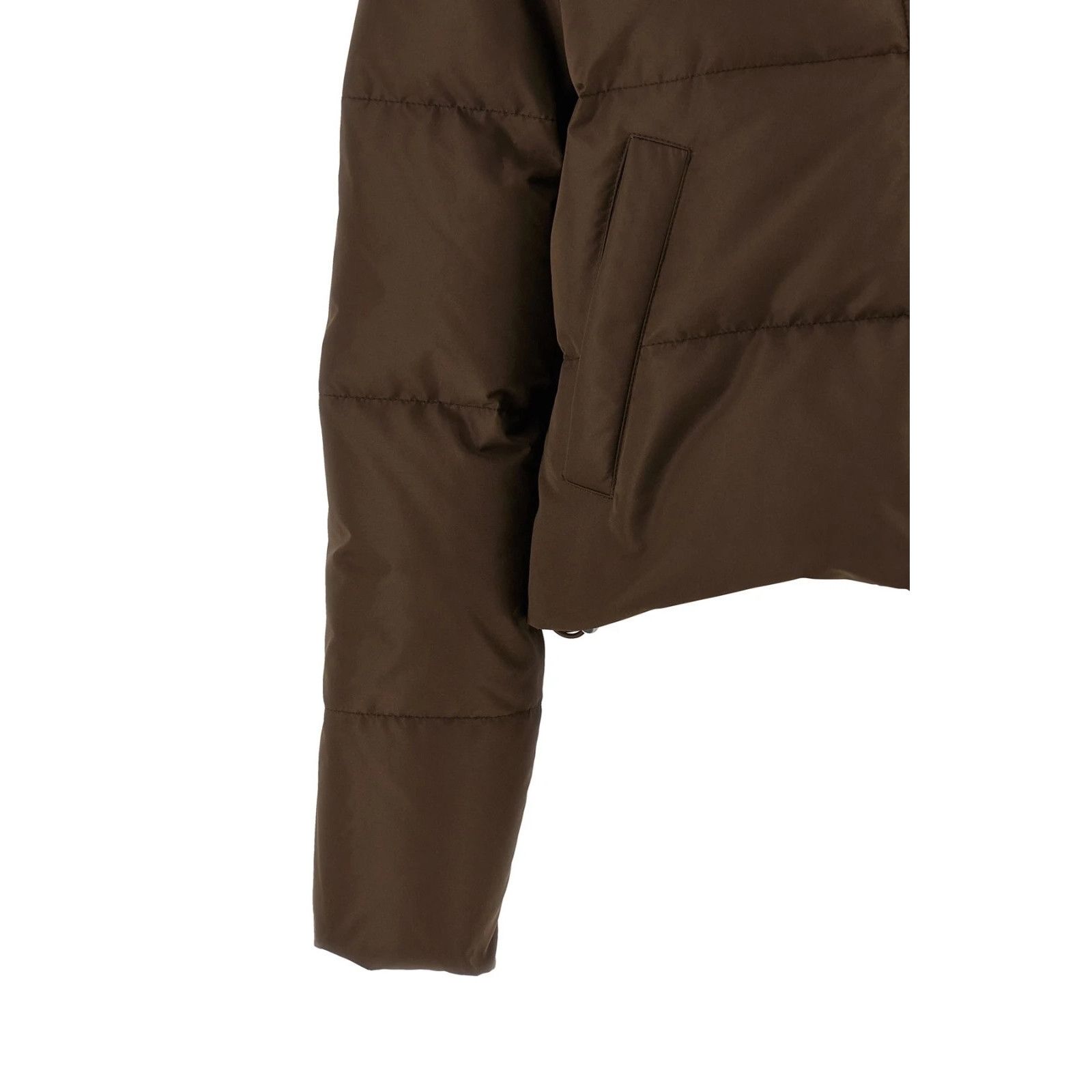 Miu Miu MIU MIU Ponge Tec Down Brown Polyester Jacket New & Authenti Size XS / US 0-2 / IT 36-38 - 4 Thumbnail