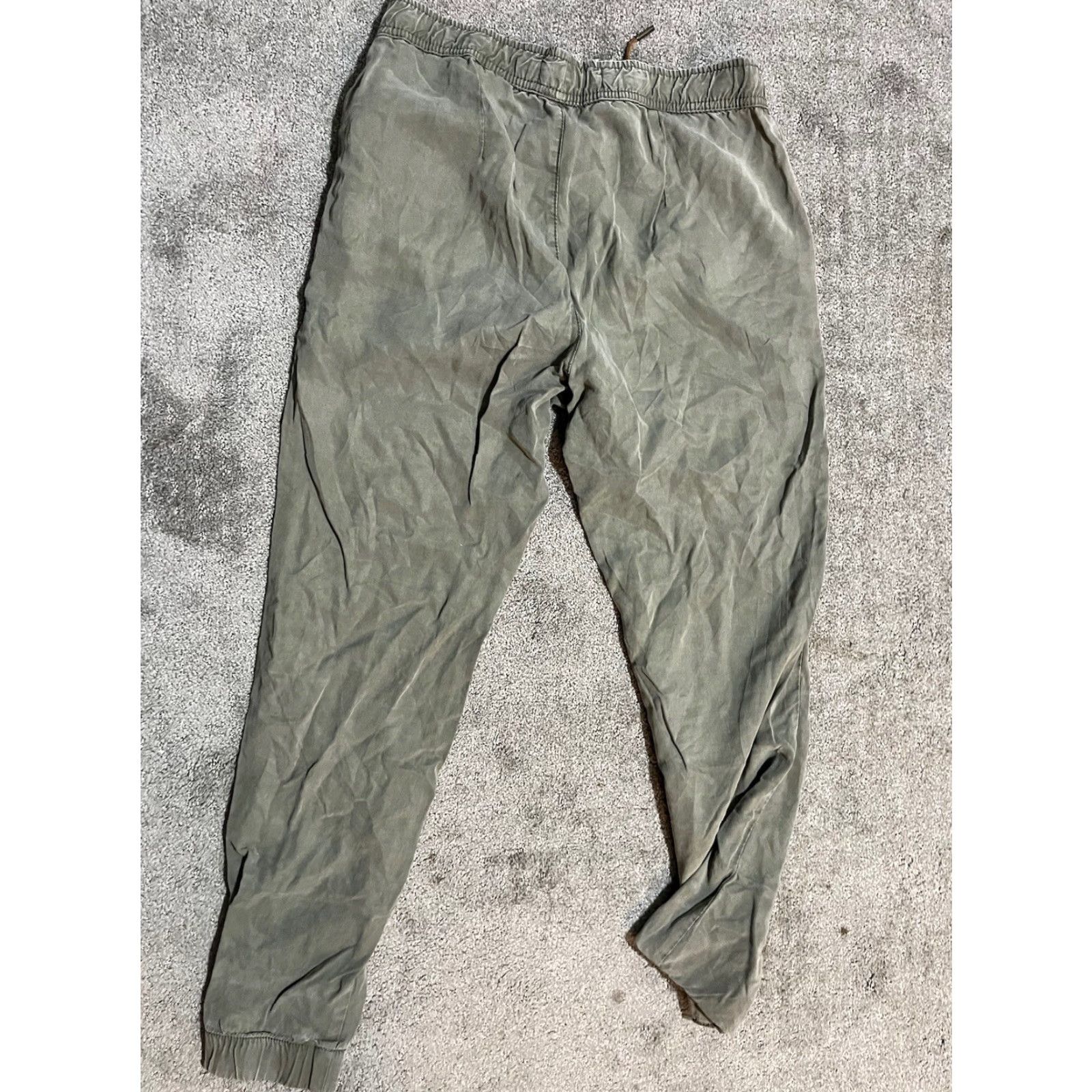 H&M H&M Jogger Pants Women’s Size 4 Light Green Lyocell Tapered Casual Size 27" / US 4 / IT 40 - 3 Thumbnail