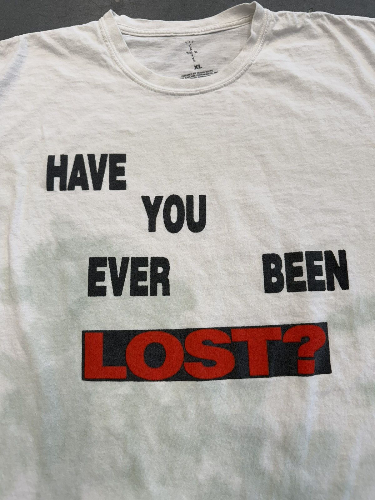 Rolling Loud × Travis Scott Travis Scott Rolling Loud Have You Ever Been Lost Tee Size US XL / EU 56 / 4 - 3 Thumbnail