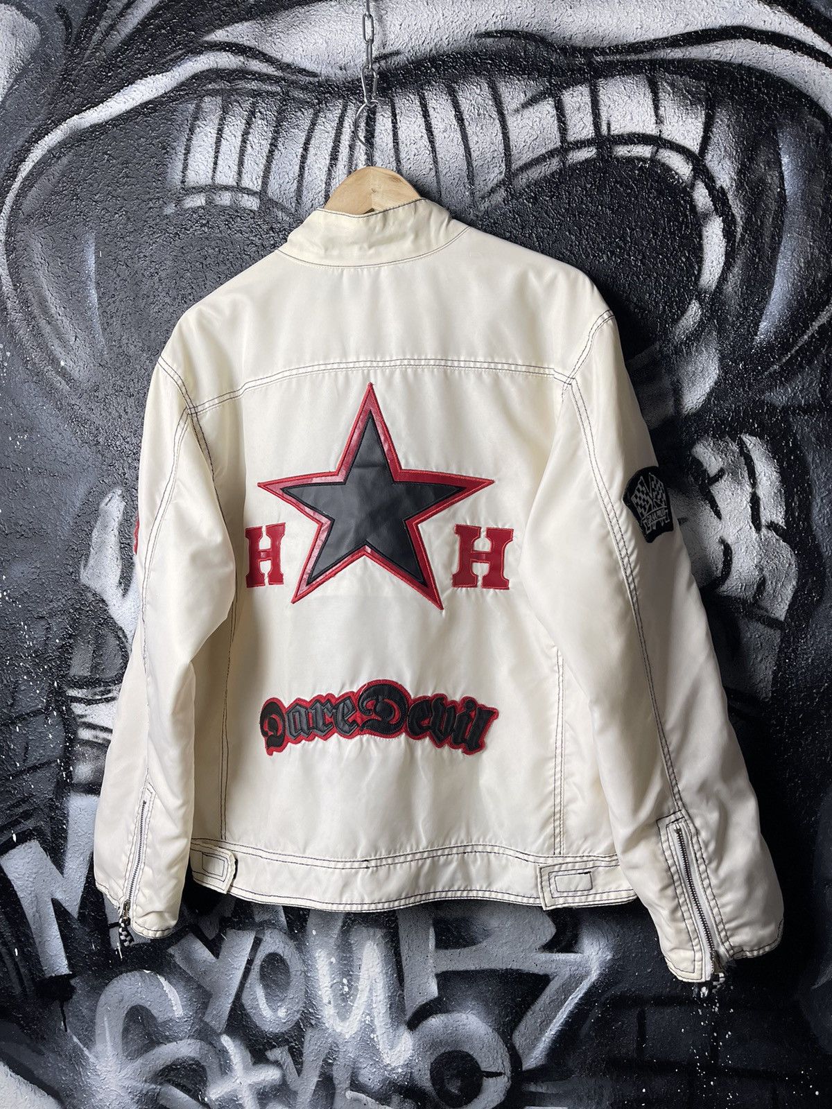 Vintage Harrison Gibson Racing Team Vintage Full Zip Light Jacket Size US XL / EU 56 / 4 - 2 Thumbnail