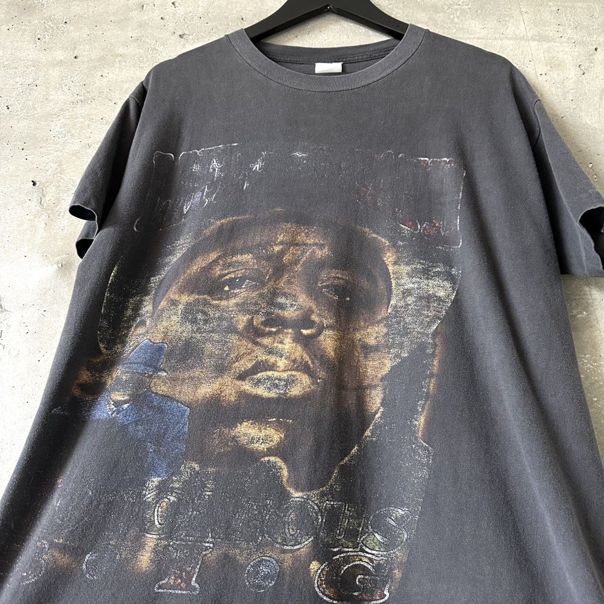 Rap Tees 90’s FADED Biggie Smalls "Life After Death" T-Shirt Size US XL / EU 56 / 4 - 2 Thumbnail