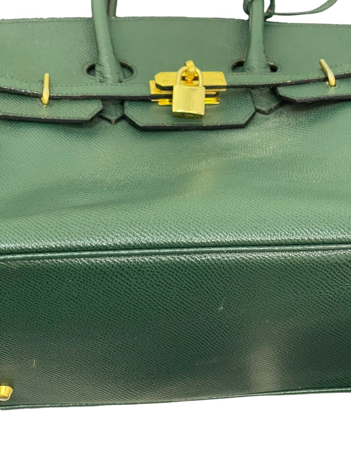 Japanese Brand Birkin Bag Leather Shufirst Like Hermes 3🟩 Size ONE SIZE - 7 Thumbnail