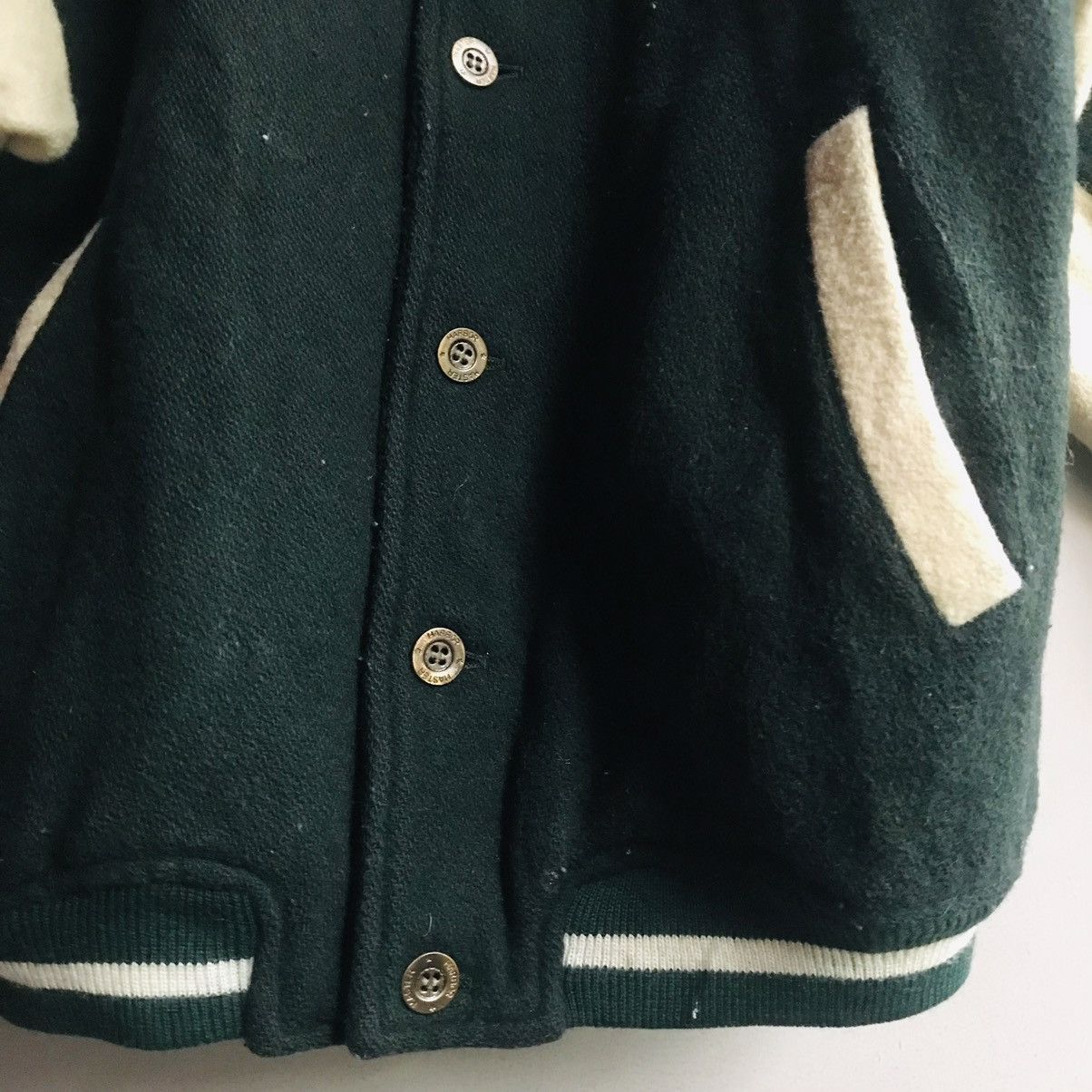 Japanese Brand × Vintage 90’s Japanese Wool Varsity Jacket Size US M / EU 48-50 / 2 - 6 Thumbnail