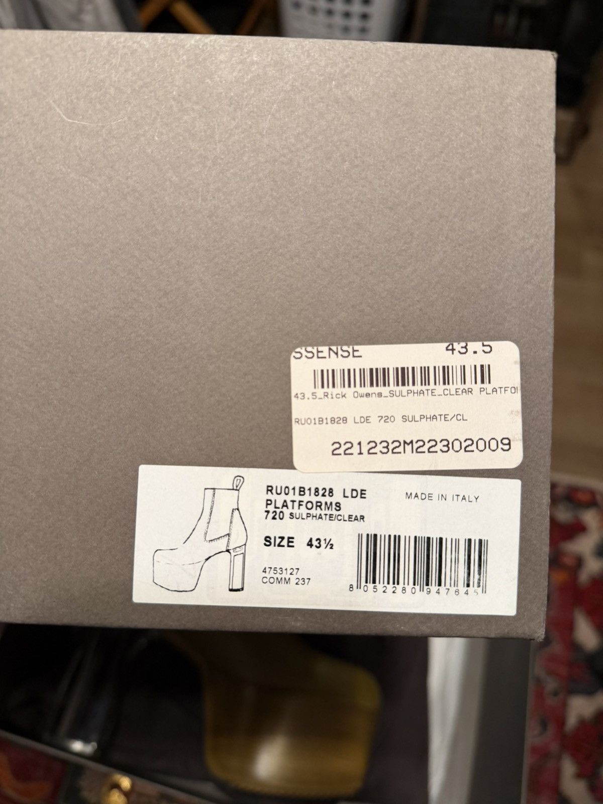 Rick Owens Rick Owens Yellow Kiss Heels Platform Brand New in Box Size US 10.5 / EU 43-44 - 6 Thumbnail