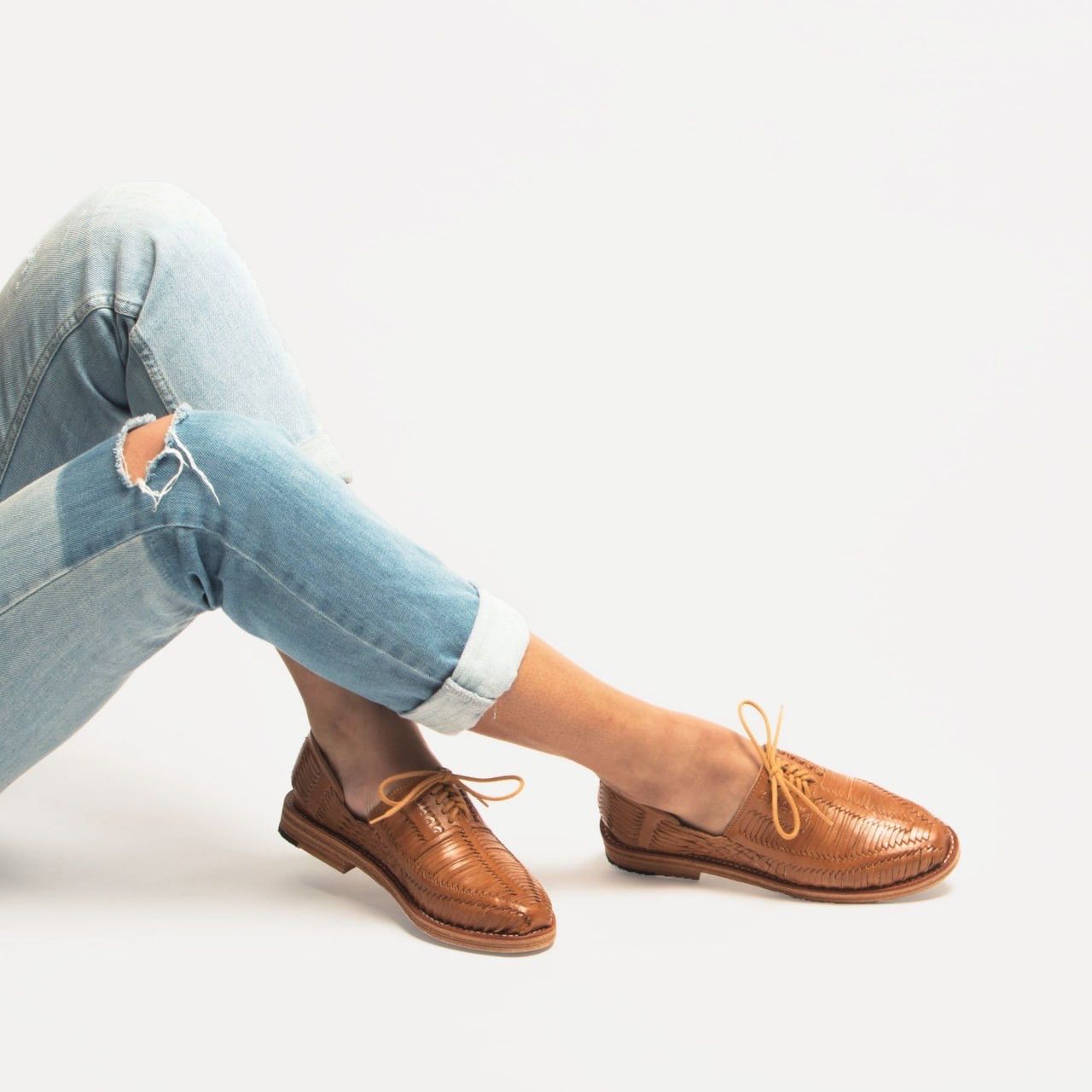 Other Cano Benito Cognac Designer woven leather Casual Shoes Size US 8 / EU 41 - 2 Thumbnail