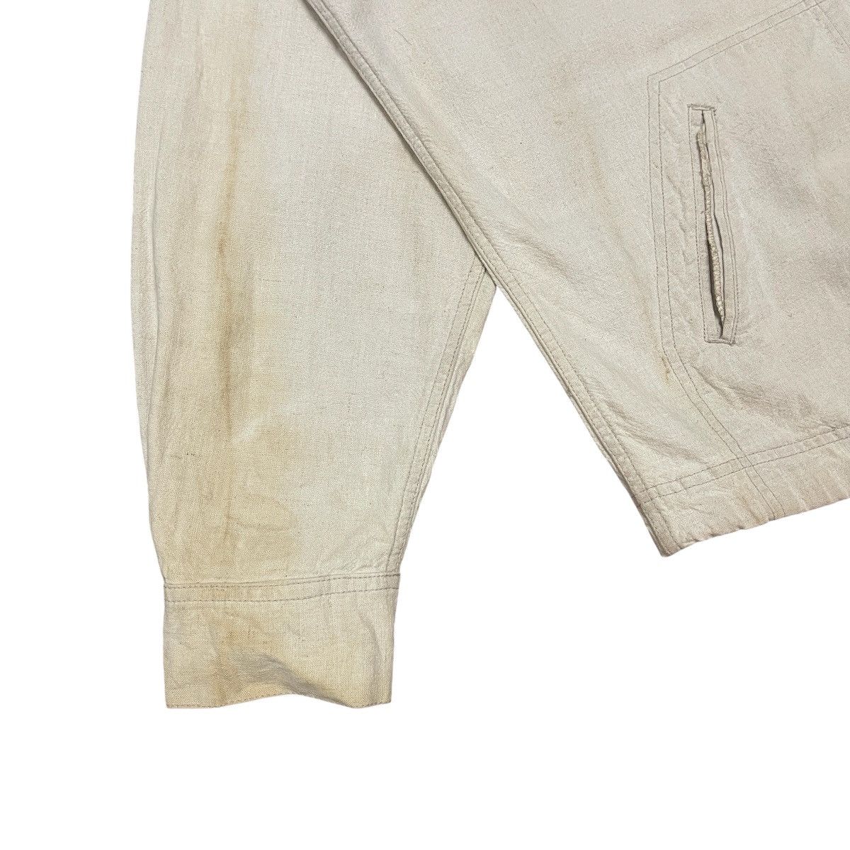 Nigel Cabourn Vintage Nigel Cabourn 80’s Linen Cotton Work Chore Jacket Size US XXL / EU 58 / 5 - 11 Thumbnail