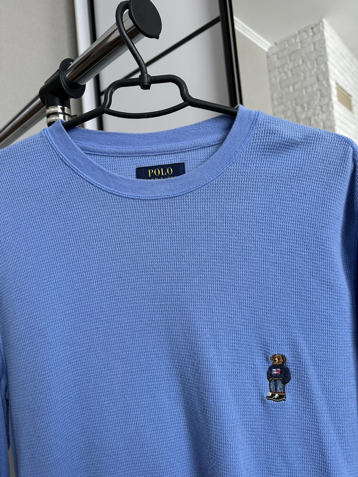 Polo Ralph Lauren Polo Bear Ralph Lauren RL Waffle Sweatshirt Crewneck Size US M / EU 48-50 / 2 - 6 Thumbnail