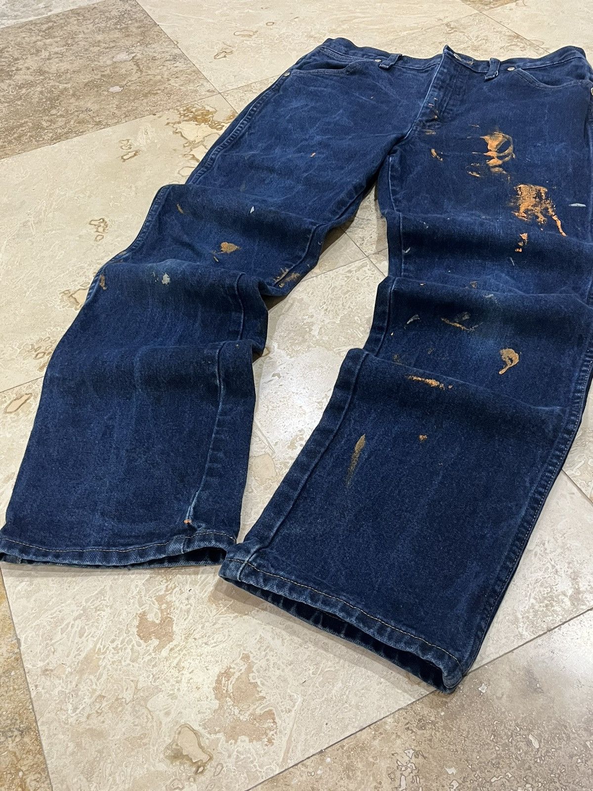 Wrangler CRAZY 90’s Wrangler Painter Jeans Size US 32 / EU 48 - 3 Thumbnail