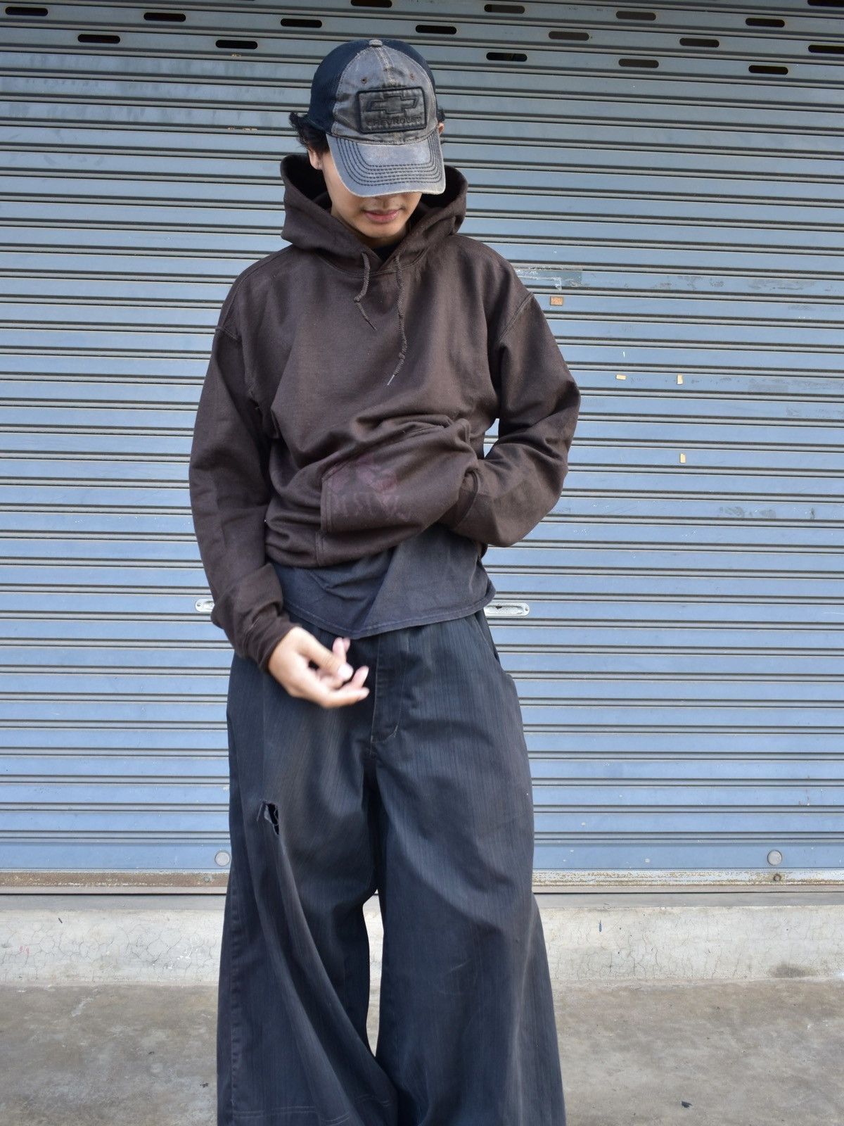 Russell Athletic × Vintage 🤎 Vintage Gildan Blank Hoodie Size US M / EU 48-50 / 2 - 7 Thumbnail