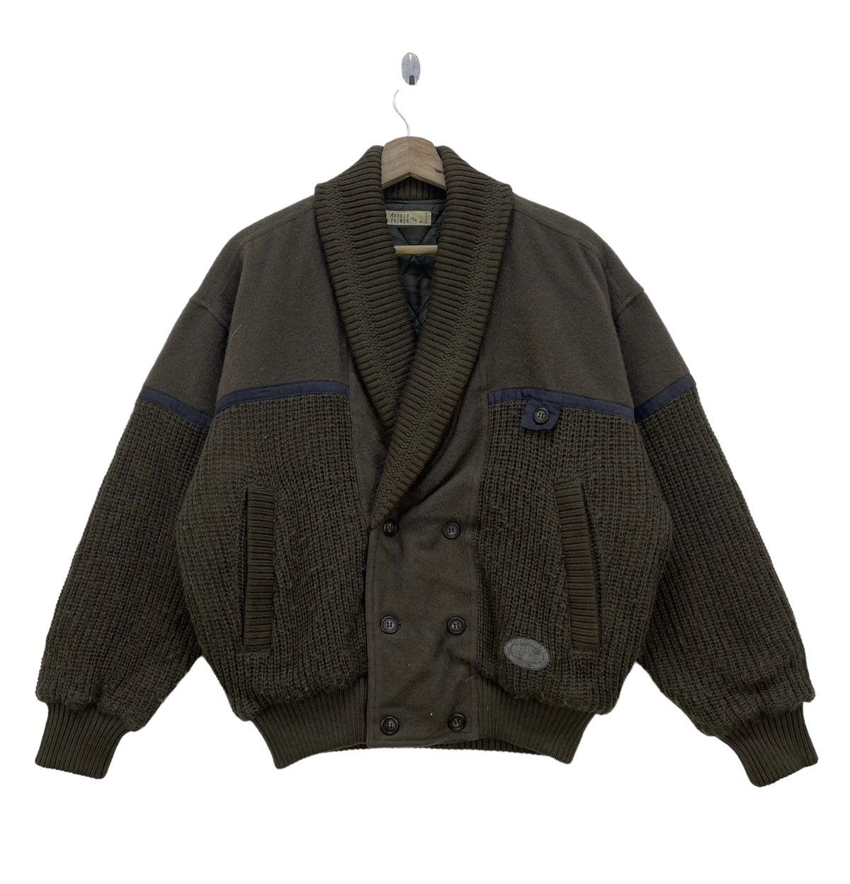 Homespun Knitwear Vintage Arnold Palmer Knit Jacket Size US M / EU 48-50 / 2 - 1 Thumbnail