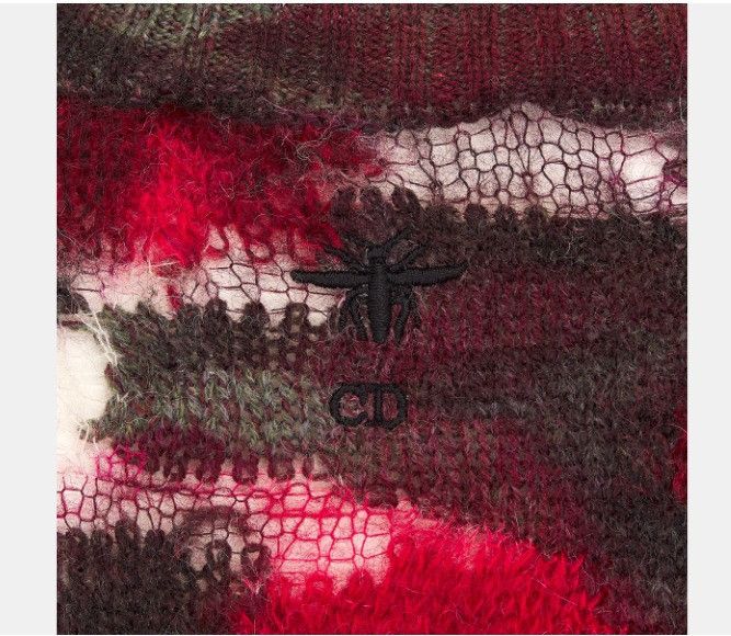 Dior o1w1db11124 Wool Knit Sweater in Multicolor Size M / US 6-8 / IT 42-44 - 3 Thumbnail