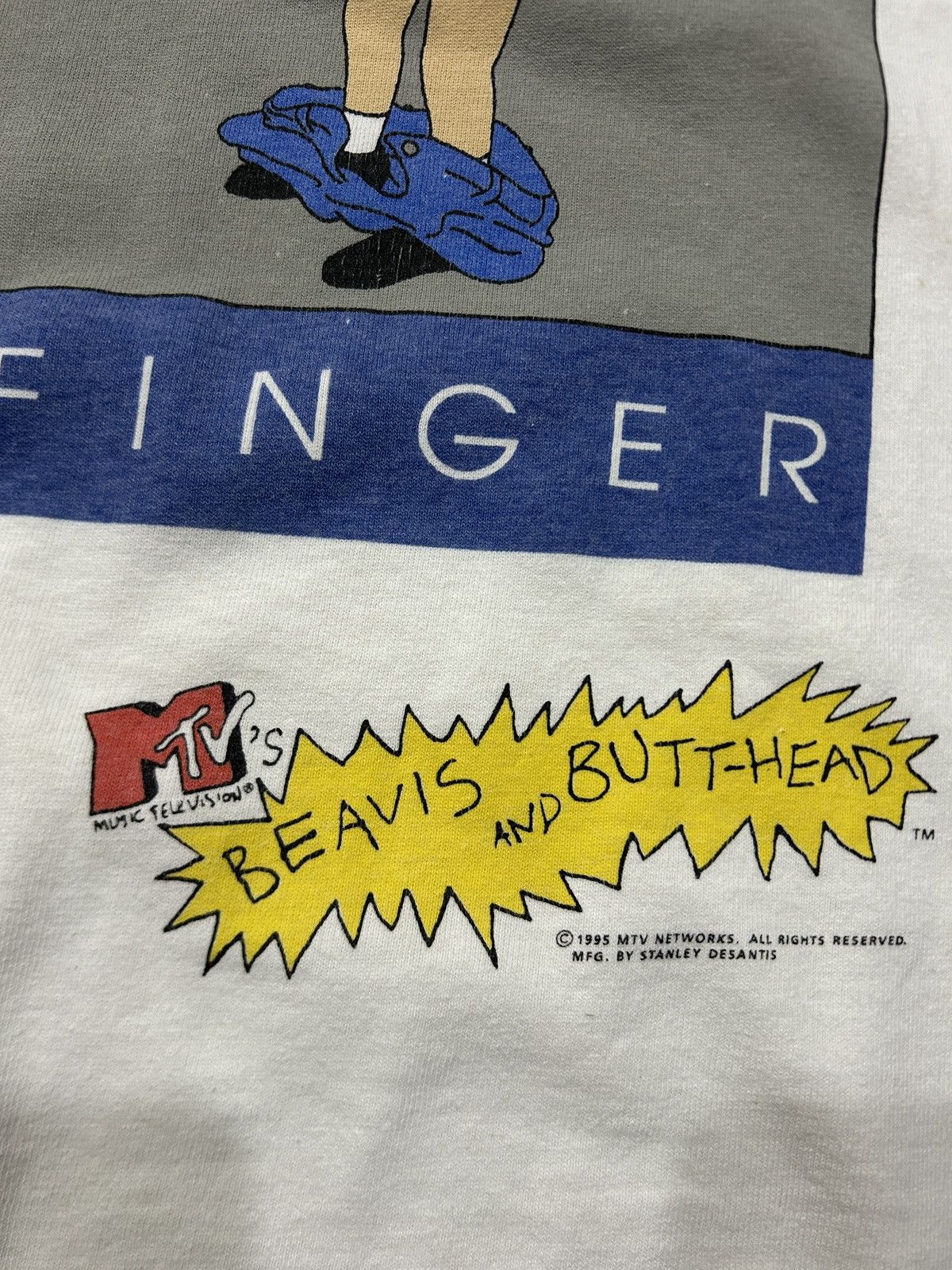 Cartoon Network × Vintage Vintage Beavis And Butt-Head MTV Promo Stanley Desantis Size US L / EU 52-54 / 3 - 3 Thumbnail