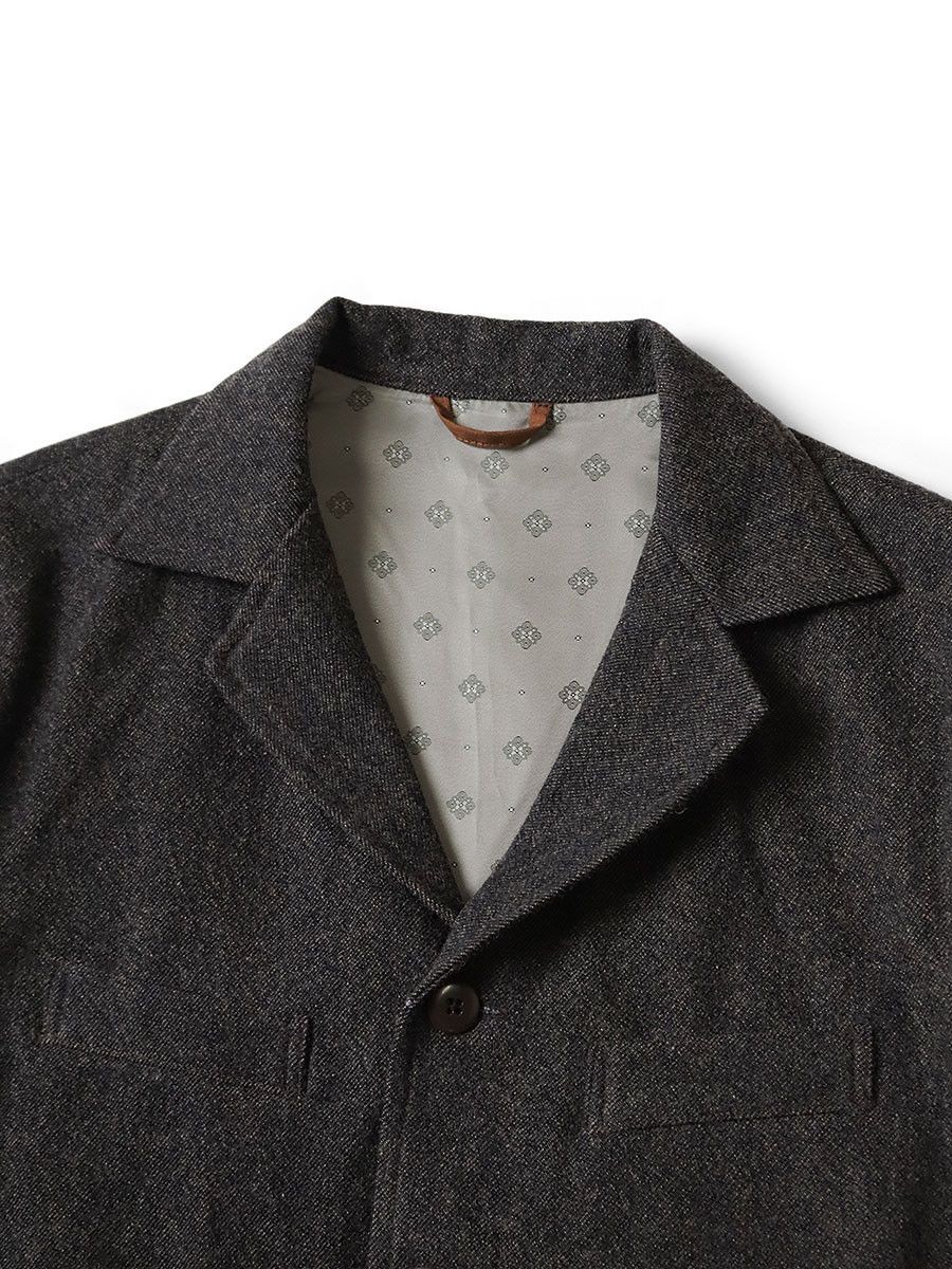Kapital [3] Twill Aged Wool Baba Sawyer Jacket in Charcoal Size US L / EU 52-54 / 3 - 11 Thumbnail