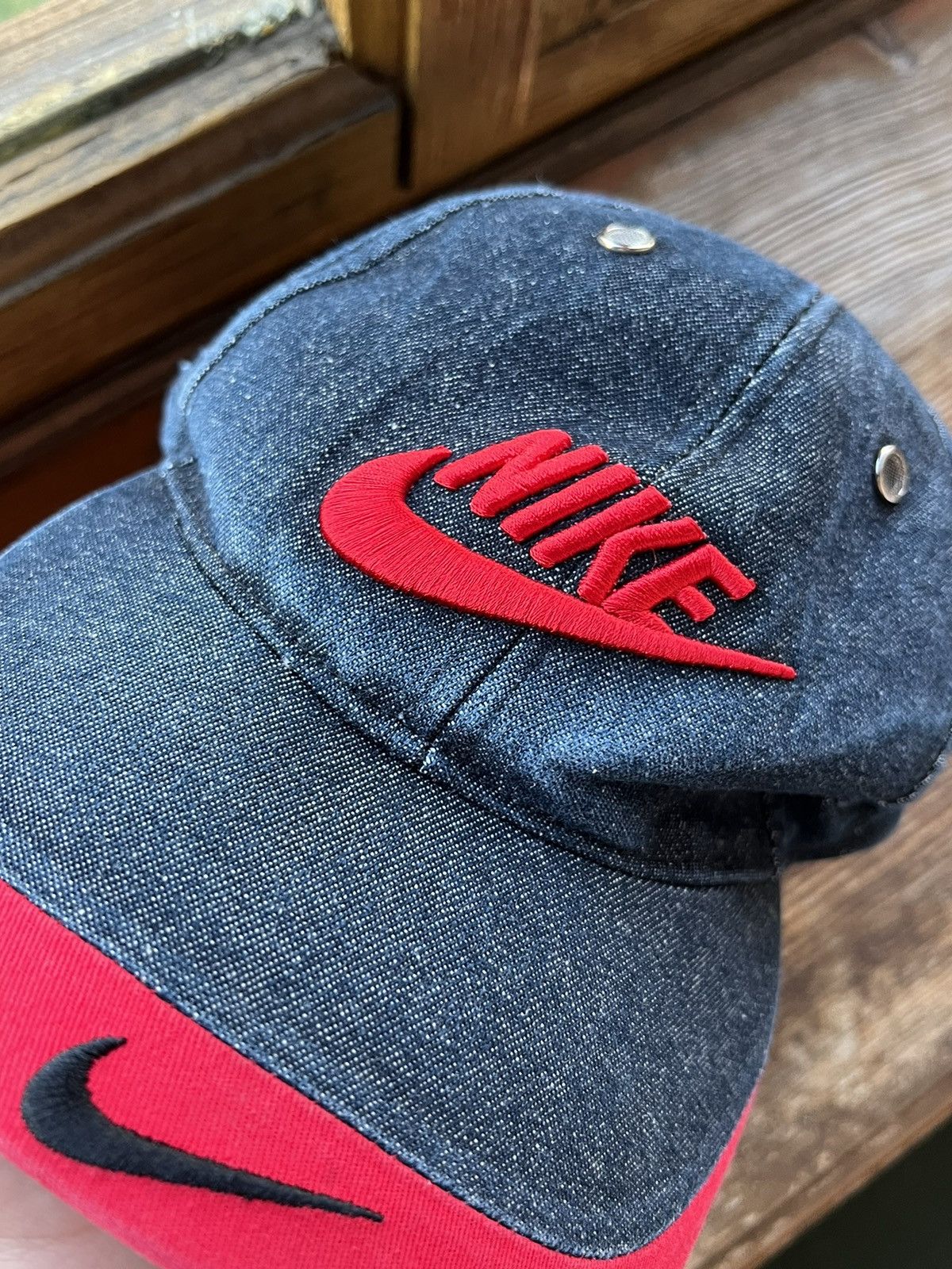 Nike Vintage Hat Nike Y2K Avant Garde Cap Size ONE SIZE - 5 Thumbnail