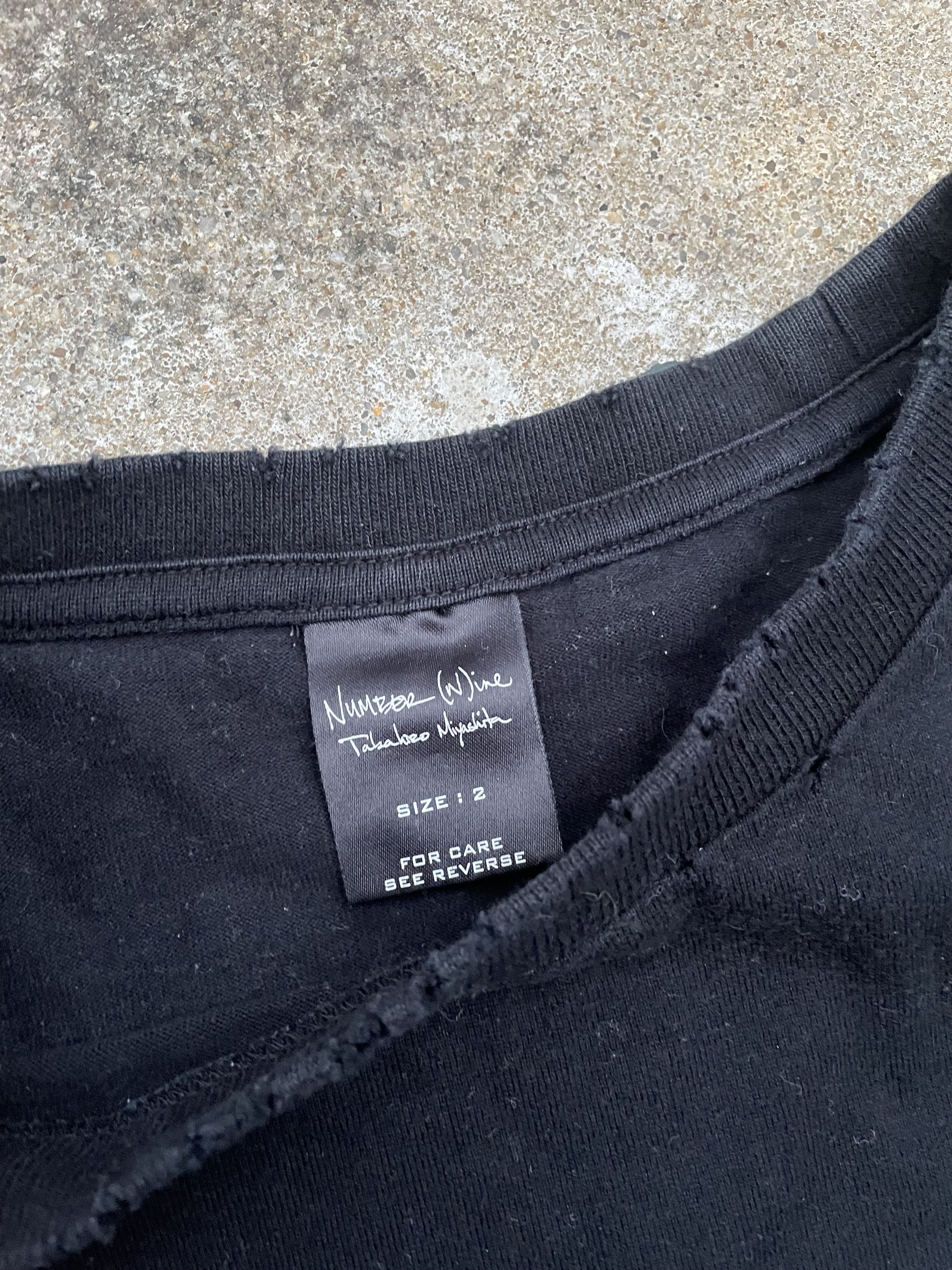Number (N)ine AW05 "The High Streets" Spellout Runway Tee Size US M / EU 48-50 / 2 - 3 Thumbnail