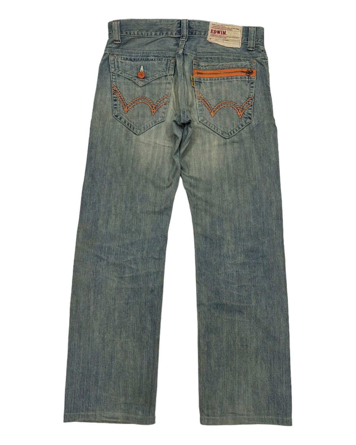 Kapital 🔥Edwin Xvs Rusty Distressed Denim Jeans Size US 33 - 8 Thumbnail