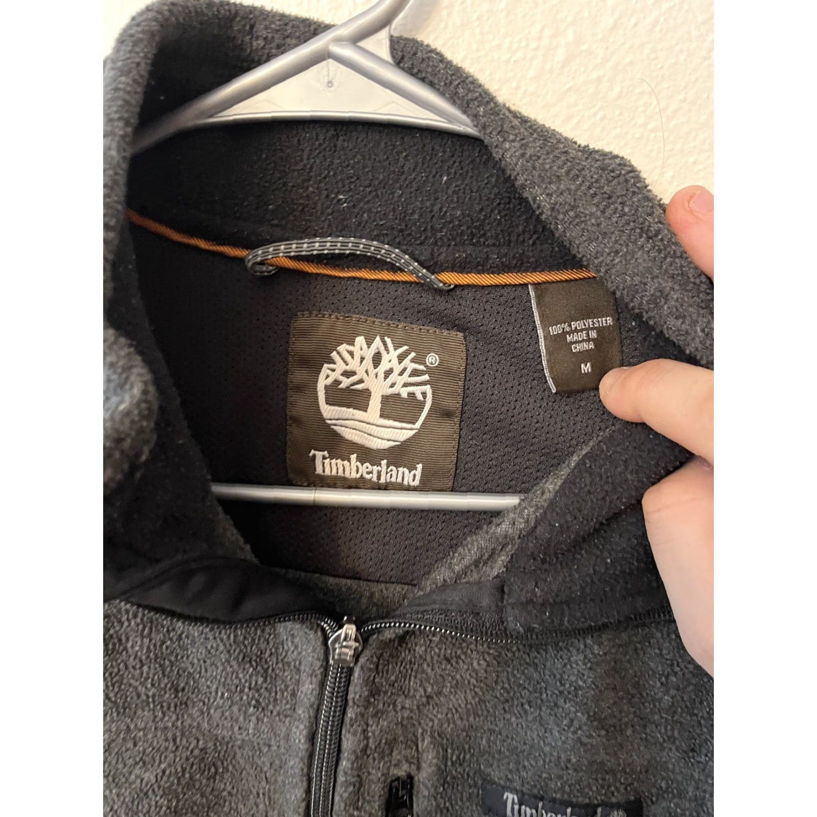 Timberland Timberland Full Zip Jacket Men's Medium Gray Polyester Fleece Outdoors Camp Size US M / EU 48-50 / 2 - 2 Thumbnail