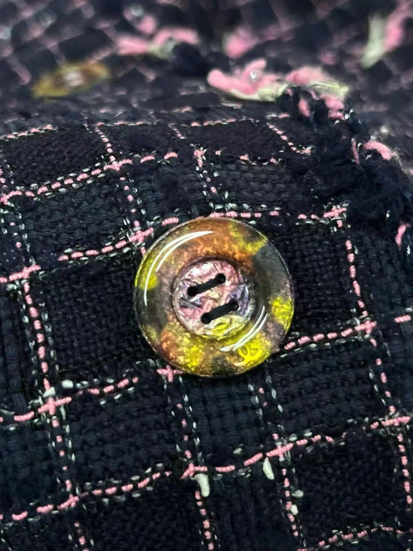 Chanel CHANEL Plaid Runway Dress Coat 34FR Size XS / US 0-2 / IT 36-38 - 5 Thumbnail