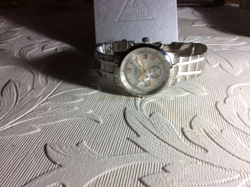Guess Guess men's silver watch Size ONE SIZE - 7 Thumbnail
