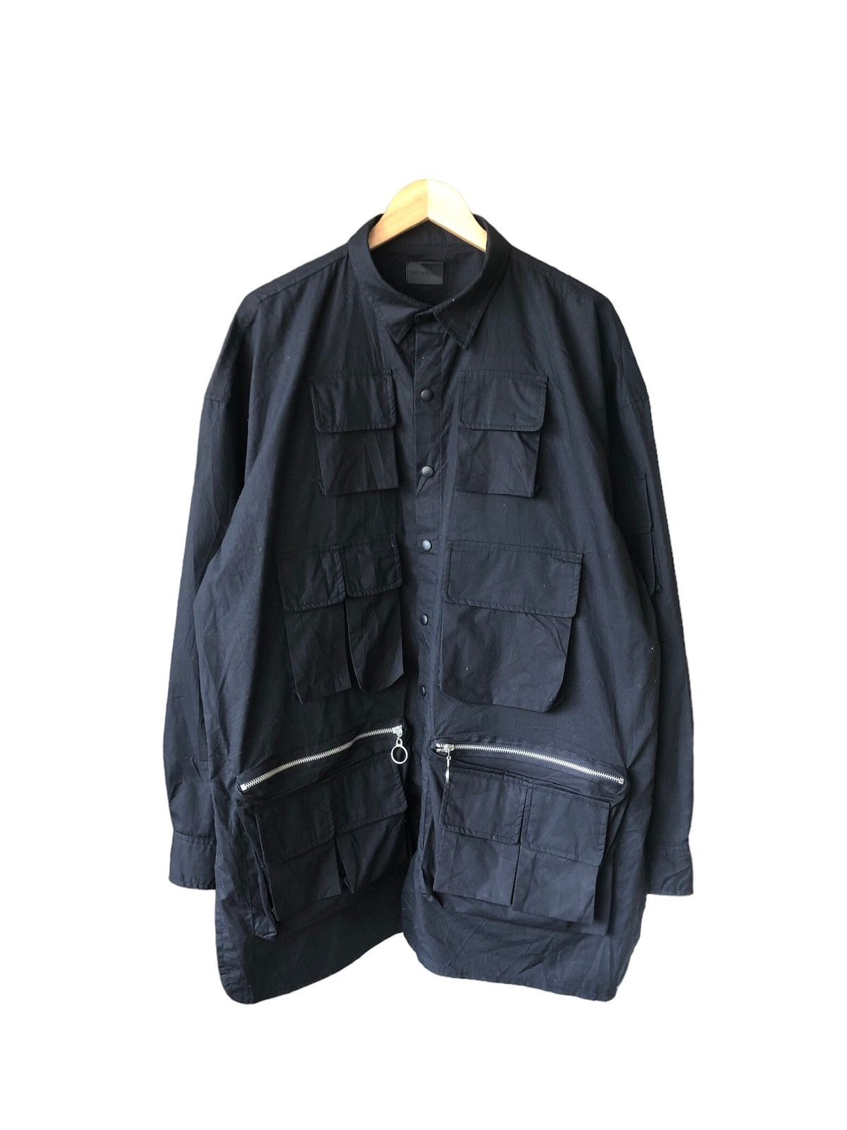 Danke Schon Utility Multipocket Shirt Like Raf Simons