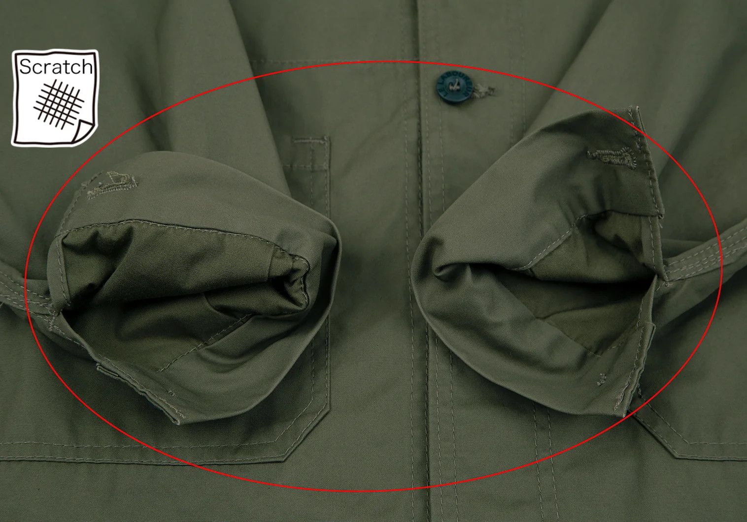 Junya Watanabe Olive Work Jacket with French Fabric, Size S Size US S / EU 44-46 / 1 - 9 Thumbnail