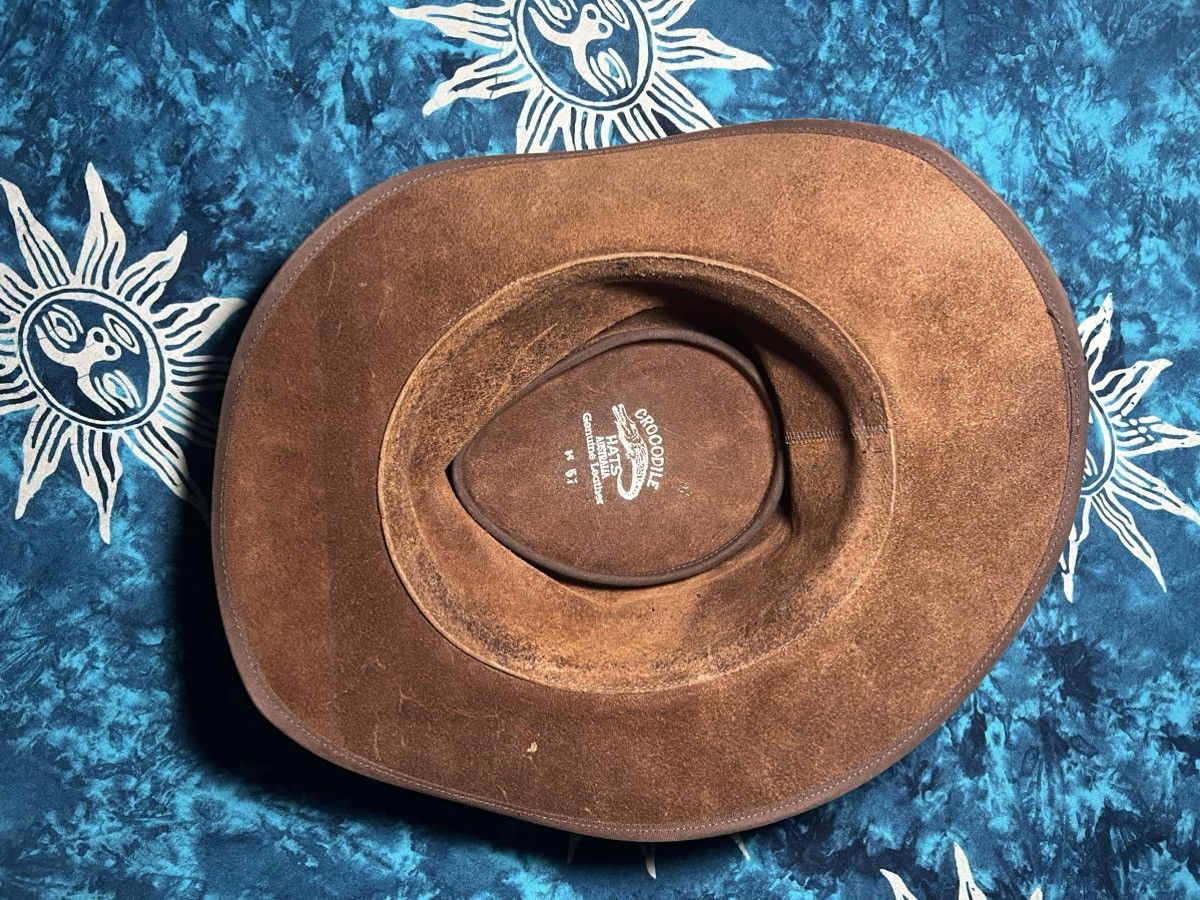 Cowboy Equipment LEATHER HAT CROCODILE COWBOY BAND Size ONE SIZE - 13 Thumbnail