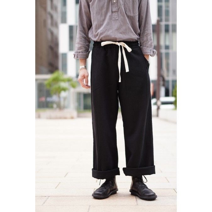 KLASICA Klasica Garner Tweed pants worsted wool drawstring trousers Size US 30 / EU 46 - 15 Thumbnail