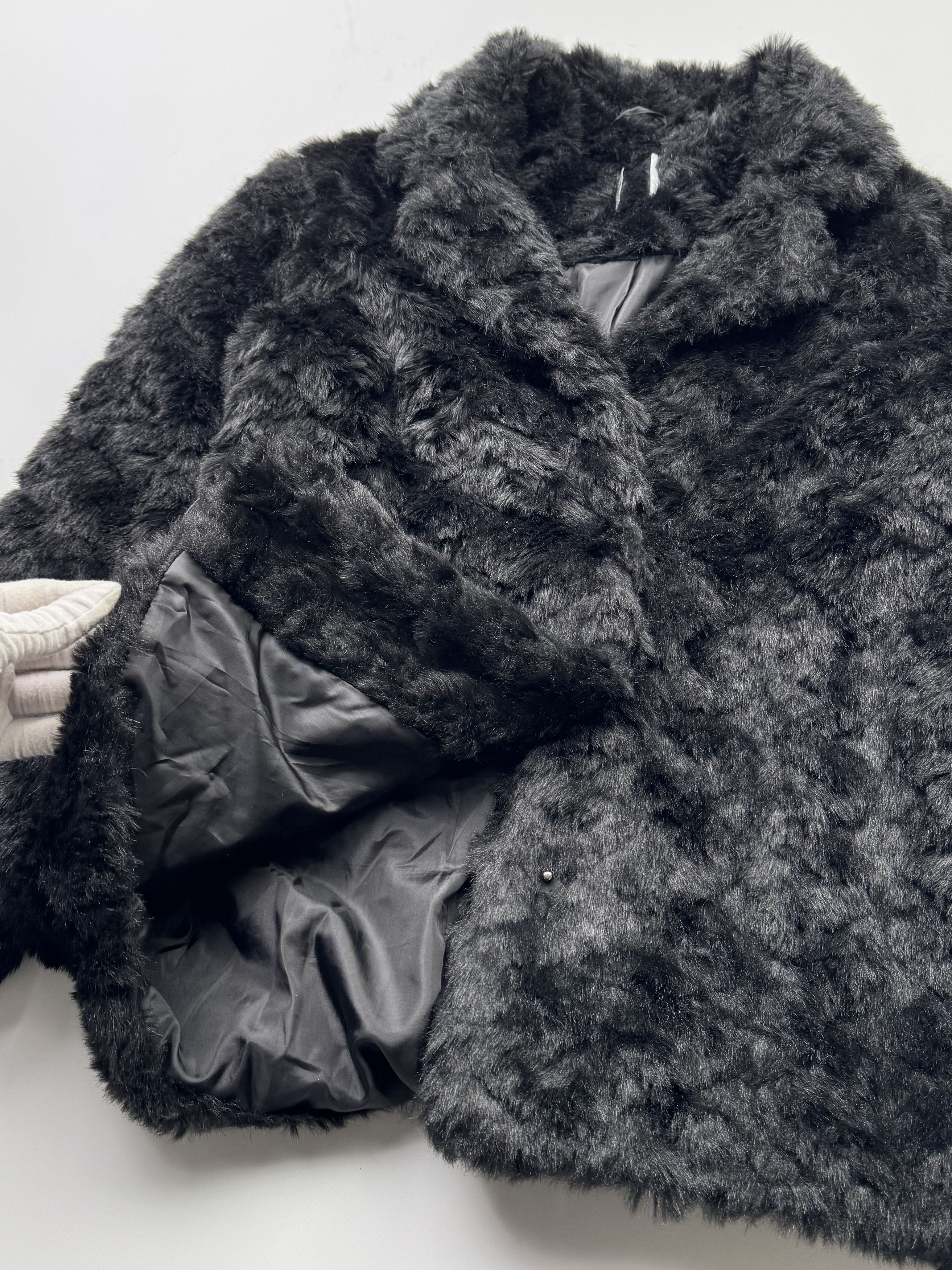 Vintage Vintage Faux Fur Coat B187(V200)E2 Size L / US 10 / IT 46 - 4 Thumbnail