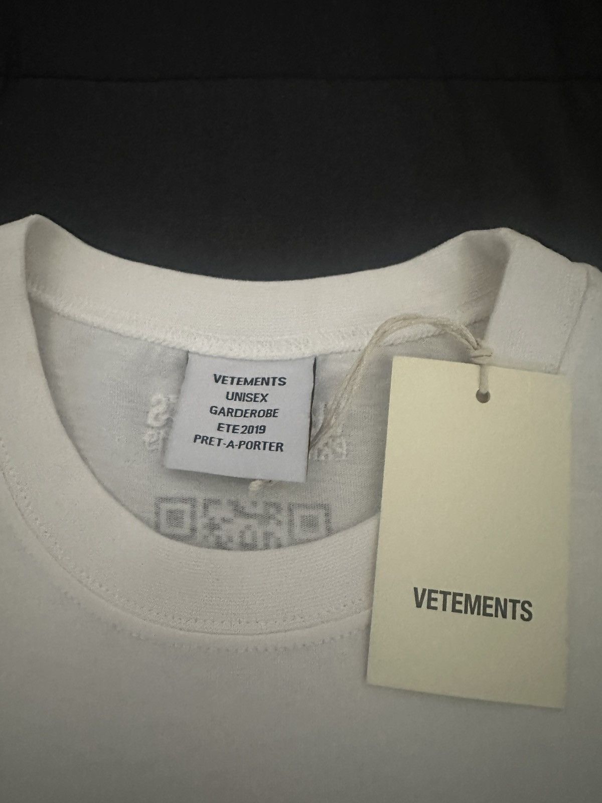 Vetements VETEMENTS QR Code Tee Size US M / EU 48-50 / 2 - 3 Thumbnail