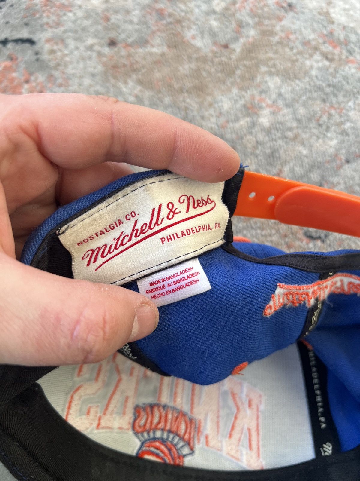 Mitchell & Ness New York Knicks NBA Mitchell & Ness Snapback Size ONE SIZE - 5 Thumbnail
