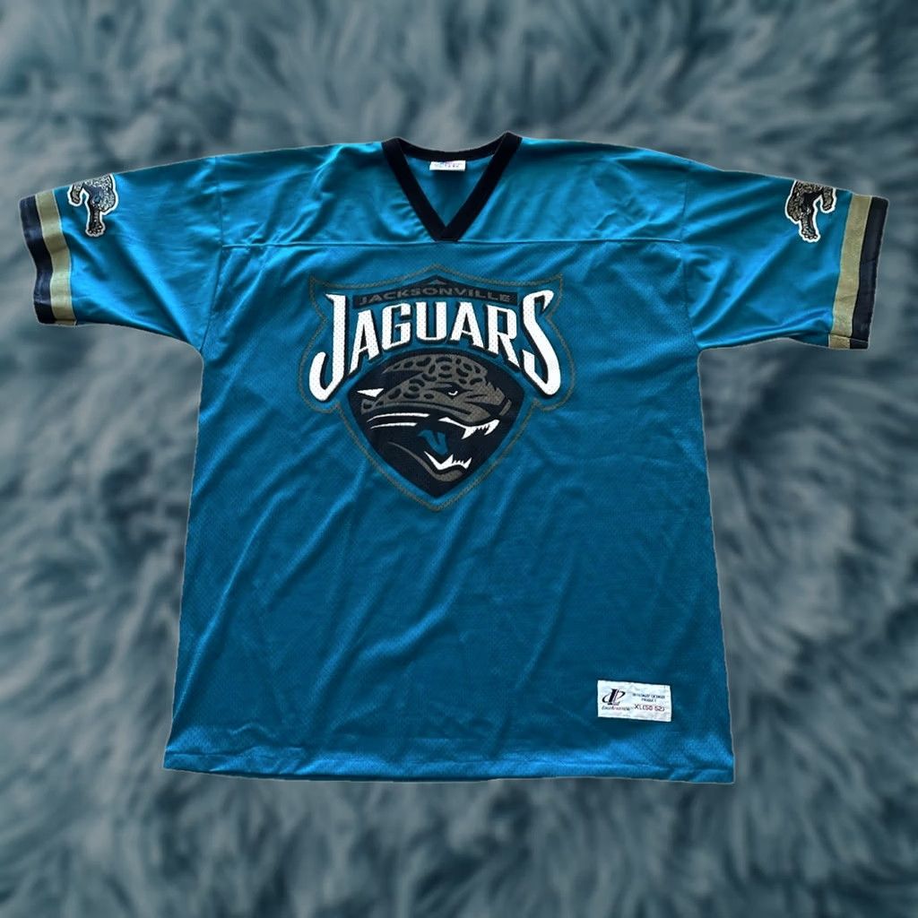 Logo Athletic VINTAGE Logo Athletic Jacksonville Jaguars Jersey XL Football 90s Old Logo Classic Vtg Size US XL / EU 56 / 4 - 1 Thumbnail