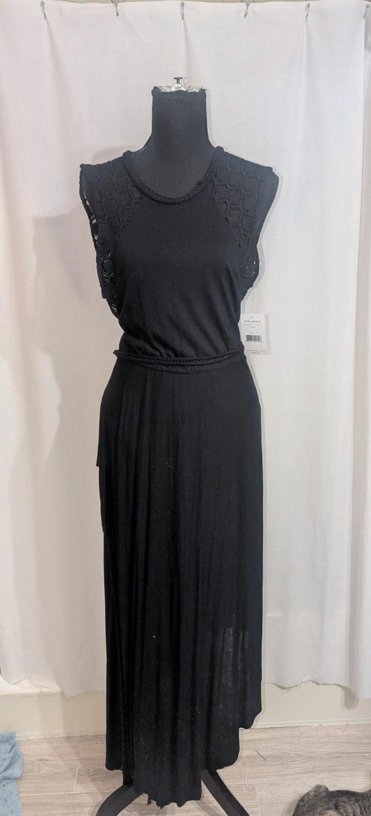 Free People NWT Free People Black Crochet Afternoon Delight Dress SZ M Size M / US 6-8 / IT 42-44 - 1 Thumbnail