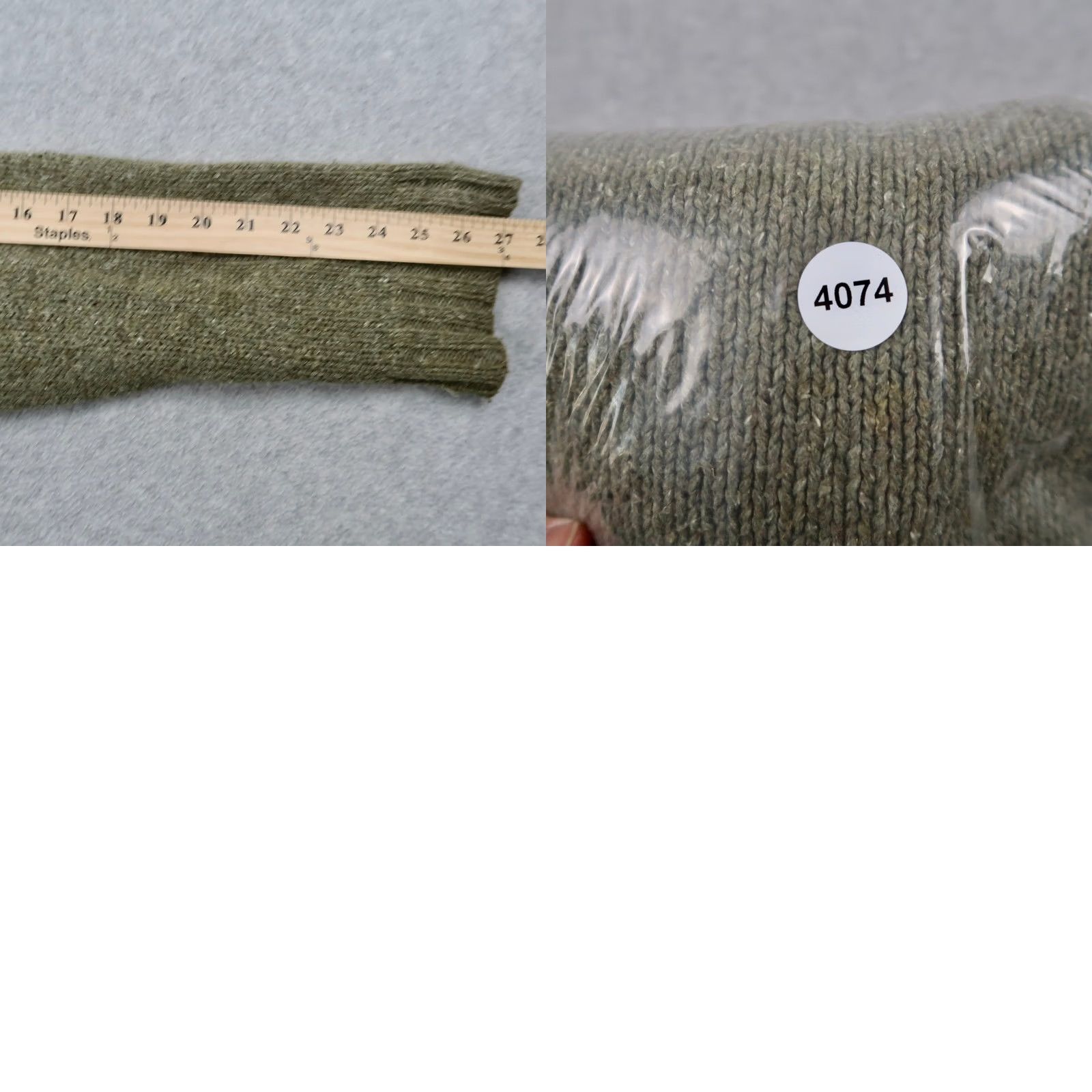 Polo Ralph Lauren Polo Ralph Lauren Sweater Olive Green XL V-Neck Long Sleeve Pullover Knit Cotton Hemp Elbow Patches Mens Size US XL / EU 56 / 4 - 9 Thumbnail