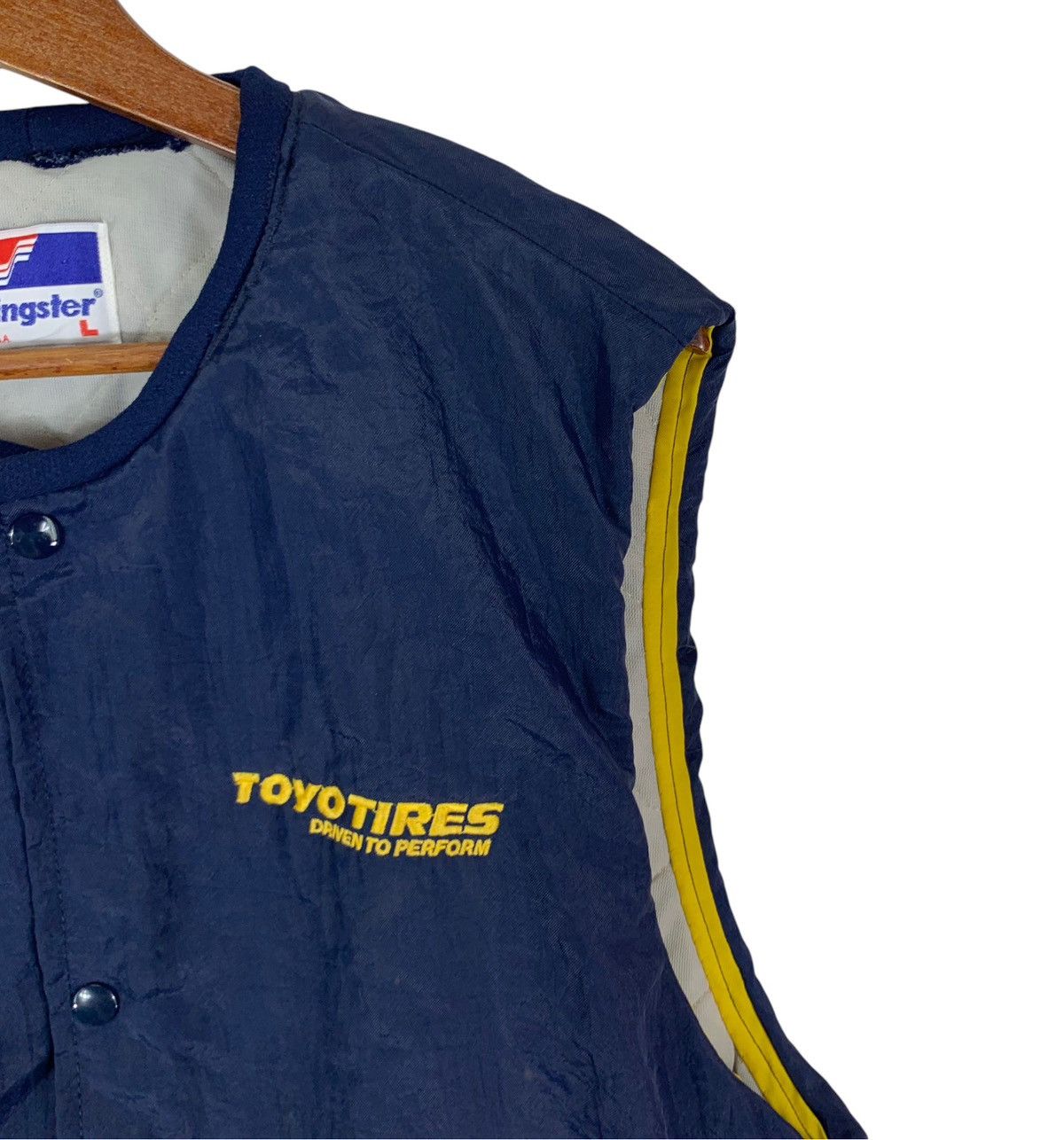 Vintage VINTAGE TOYO TIRES LIGHT VEST JACKET Size US L / EU 52-54 / 3 - 3 Thumbnail