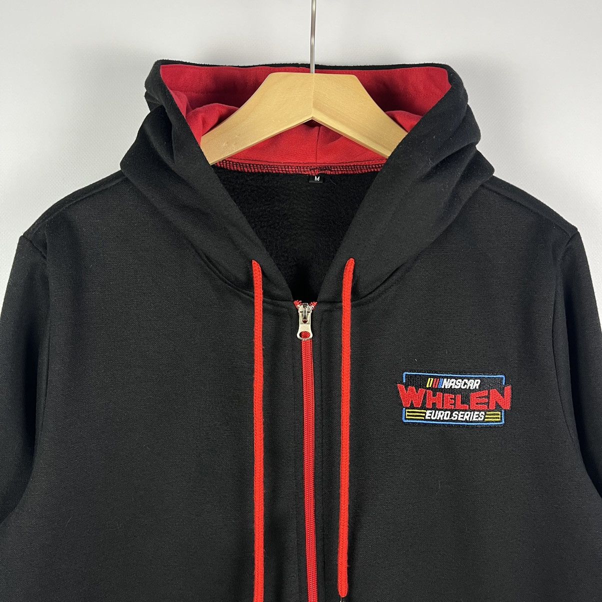 NASCAR USA Nascar Racing Full Zip Hoodie Size M Black Logo Y2K Size US M / EU 48-50 / 2 - 2 Thumbnail