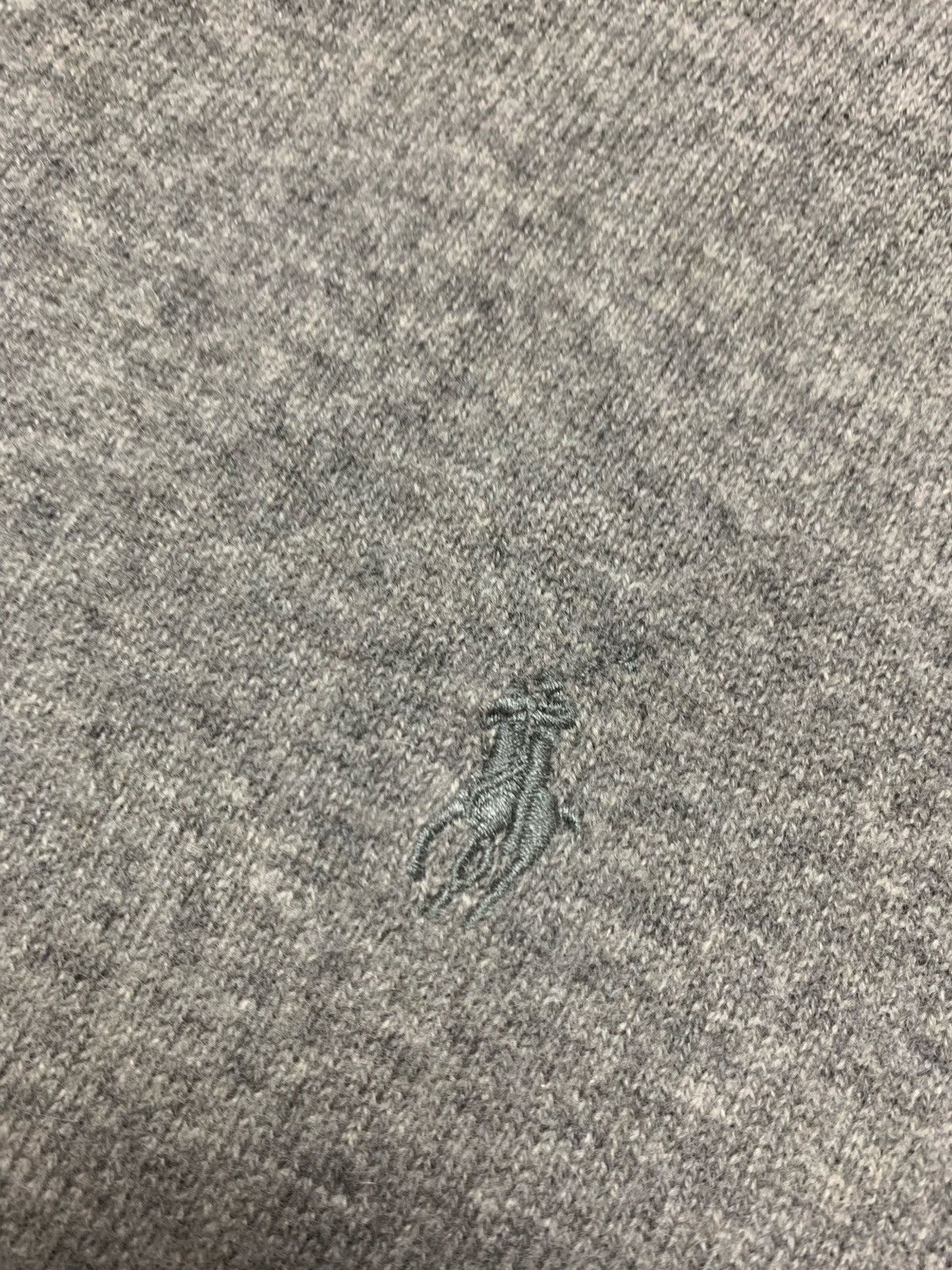 Vintage Polo Ralph Lauren zip up sweater grey logo Size L Size US L / EU 52-54 / 3 - 3 Thumbnail
