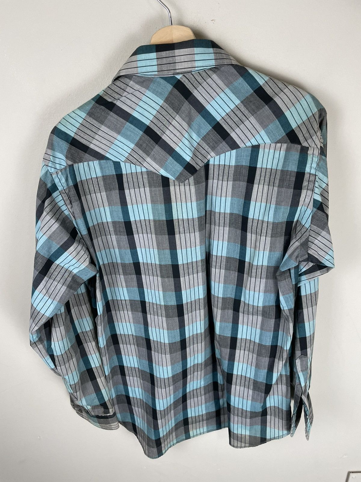 Wrangler Wrangler Turquoise Western Shirt Size US M / EU 48-50 / 2 - 1 Thumbnail