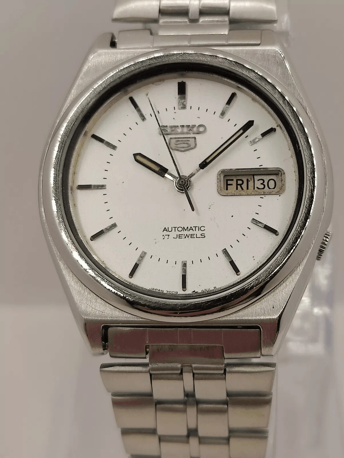 Seiko Automatic Wrist Watch 17Jewels Day/Date Japan