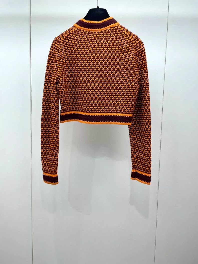 Chanel Chanel 23A Handmade Workshop Series Knitted jacquard Cashme Size XXS / US 00 / IT 34 - 2 Thumbnail