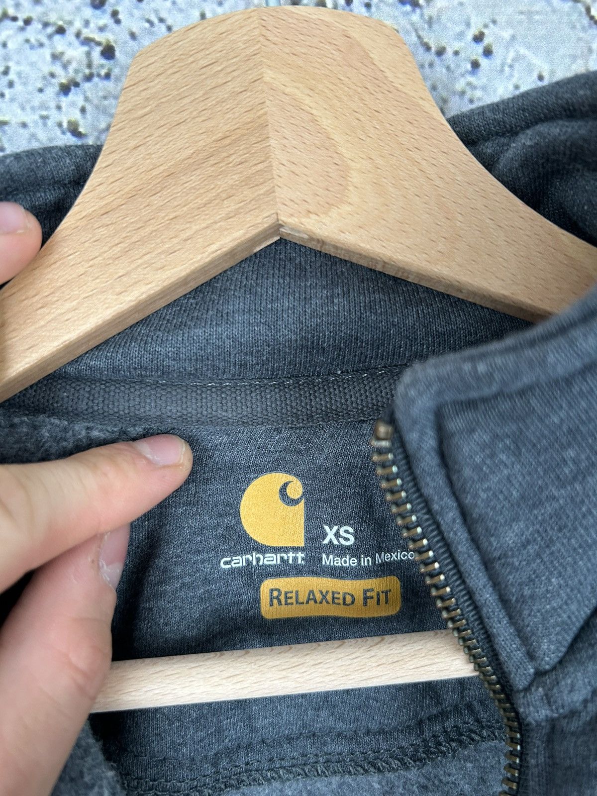Carhartt Vintage Carhartt Zip Sweatshirt Streetwear Skate Size US XS / EU 42 / 0 - 4 Thumbnail