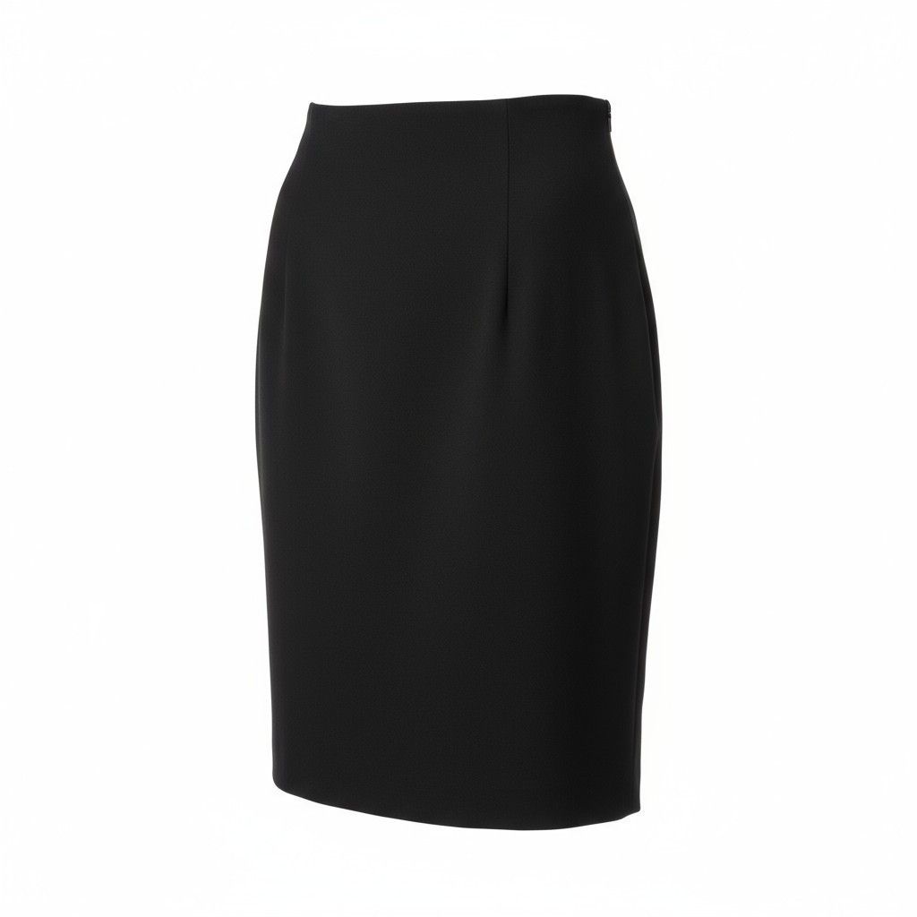 Other Giorgio Sant'Angelo Wool Skirt – Black, Zip Closure, Sz 10 Size 32" / US 10 / IT 46 - 1 Thumbnail