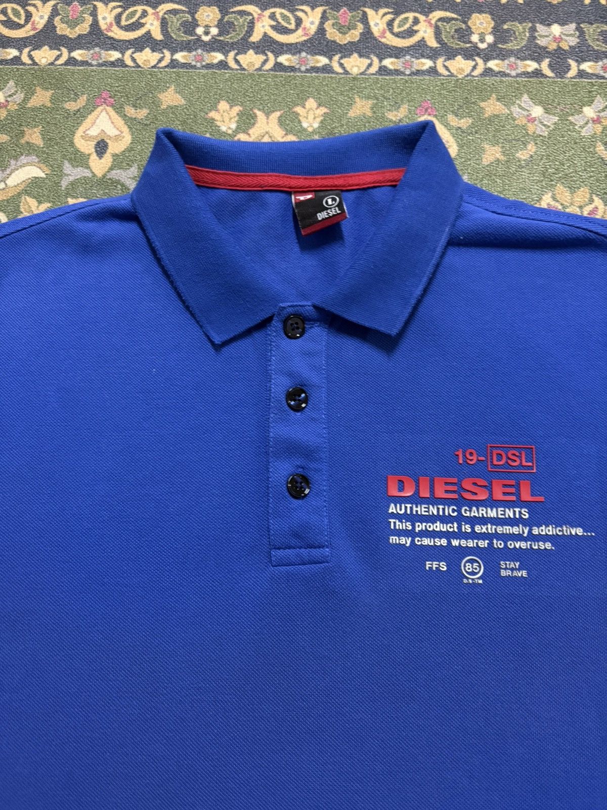 Designer × Diesel DIESEL Polo T-Shirt Size US M / EU 48-50 / 2 - 3 Thumbnail