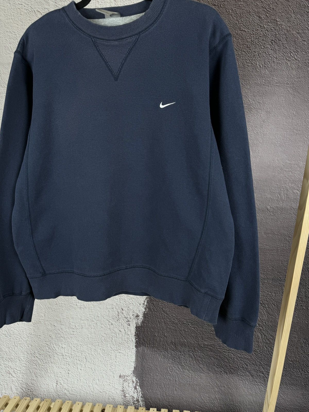 Nike × Vintage Nike vintage y2k blue faded sweatshirt size M Size US M / EU 48-50 / 2 - 5 Thumbnail