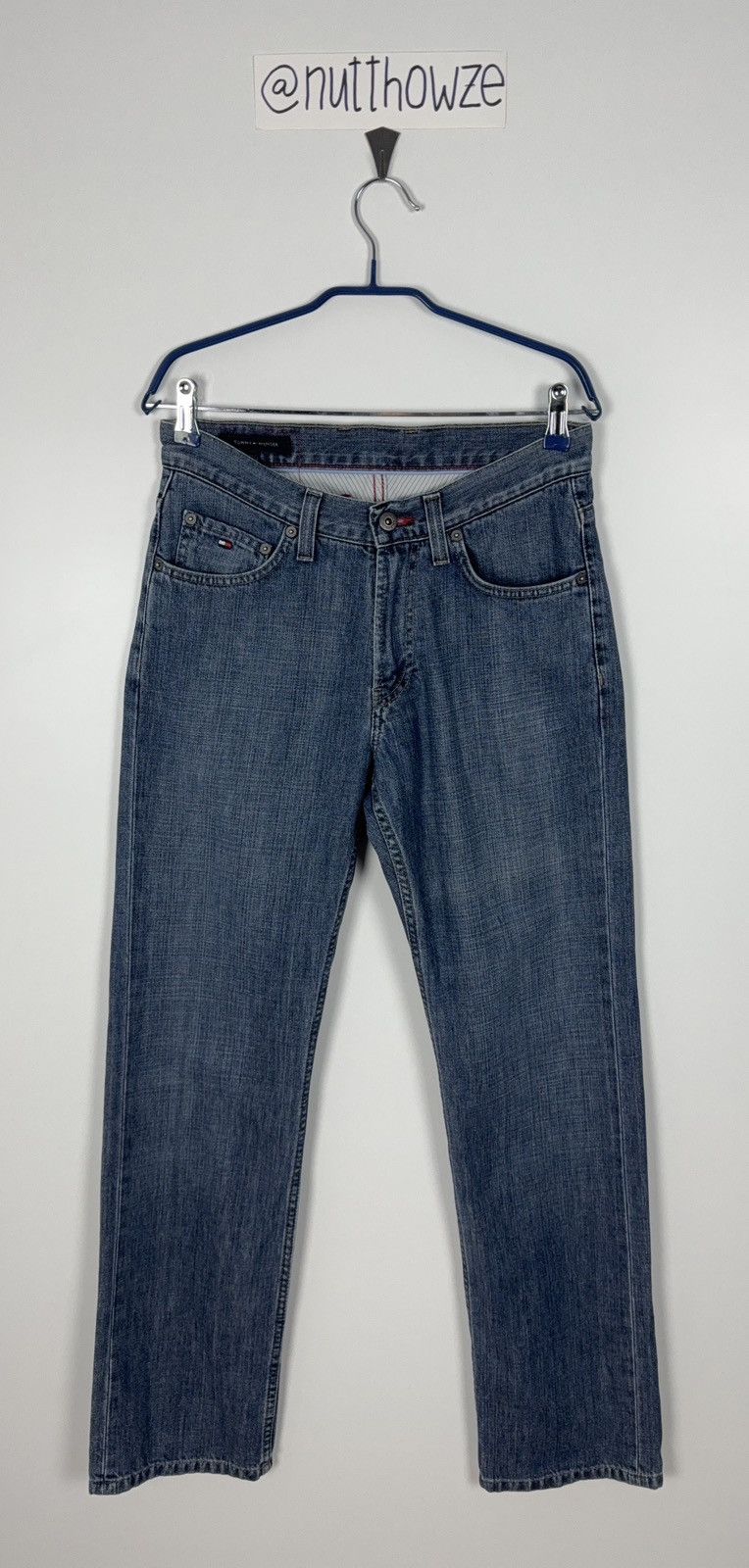 Tommy Hilfiger Crazy Vintage Y2K Tommy Hilfiger Madison Straight Denim Pant Size US 29 - 1 Thumbnail
