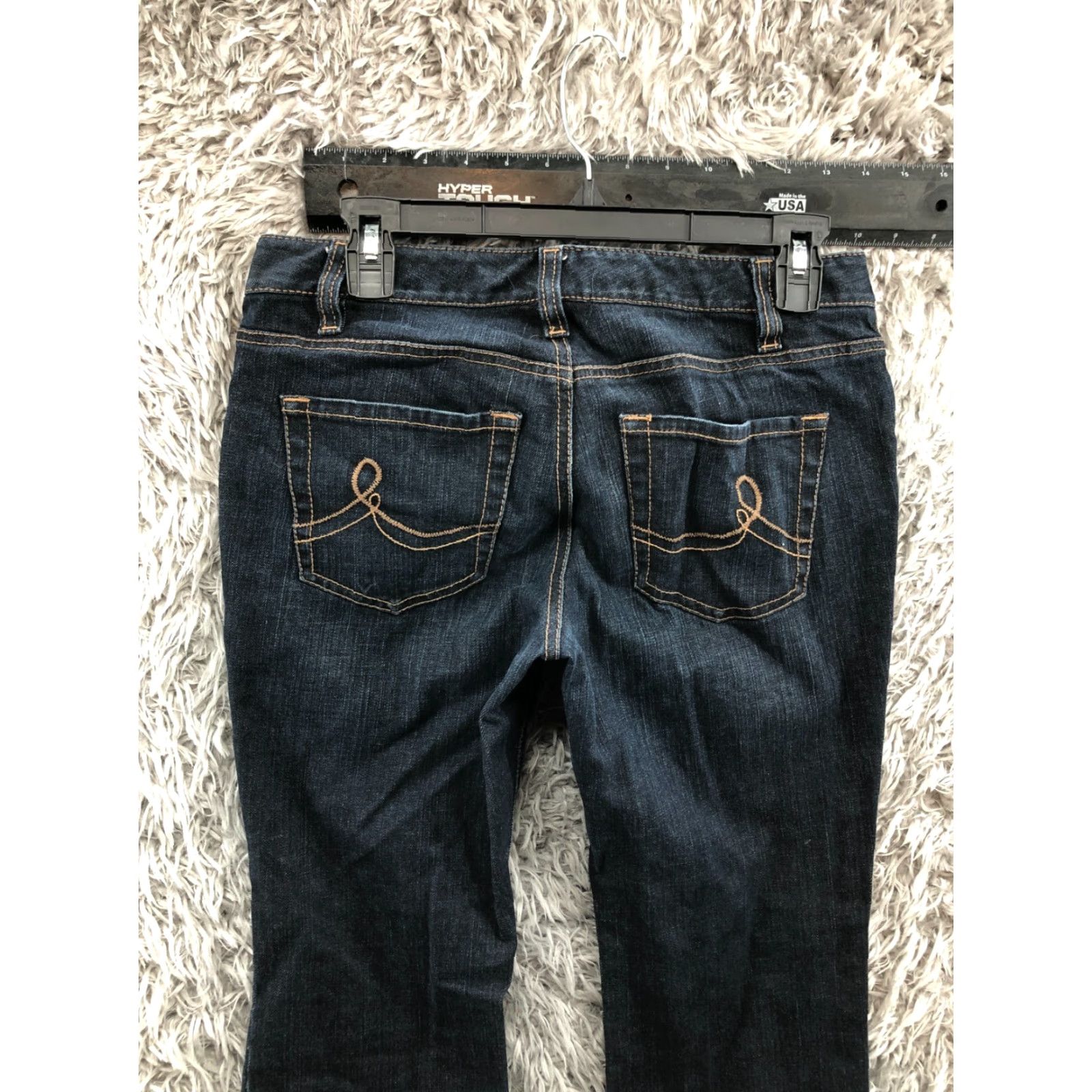 Loft LOFT Jeans Bootcut Dark Wash Blue Size 4 Womens Regular 29x30 Cotton Denim 5-Pocket Size 27" / US 4 / IT 40 - 6 Thumbnail